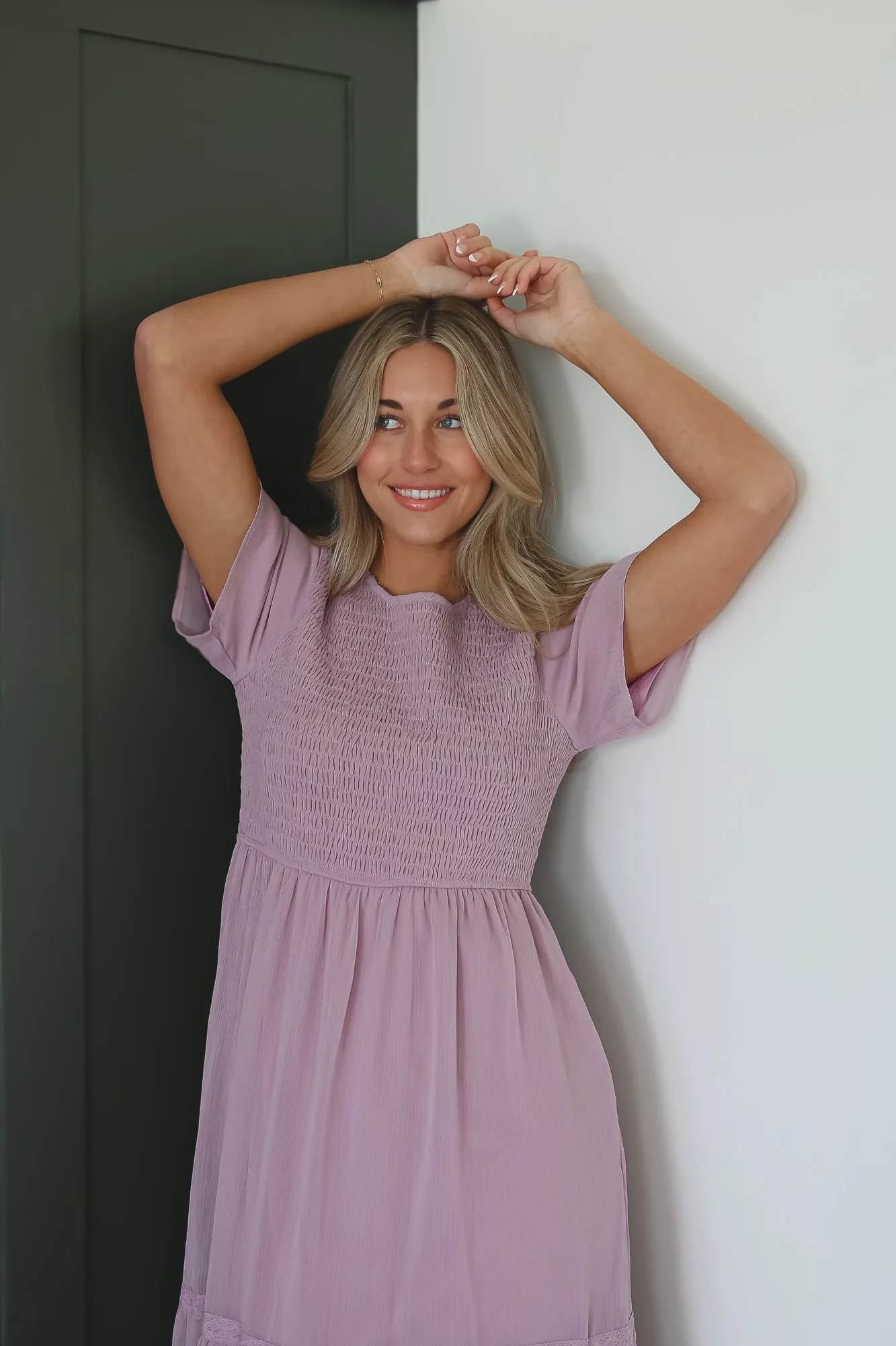 Kanyan Dress in Lavender Pink