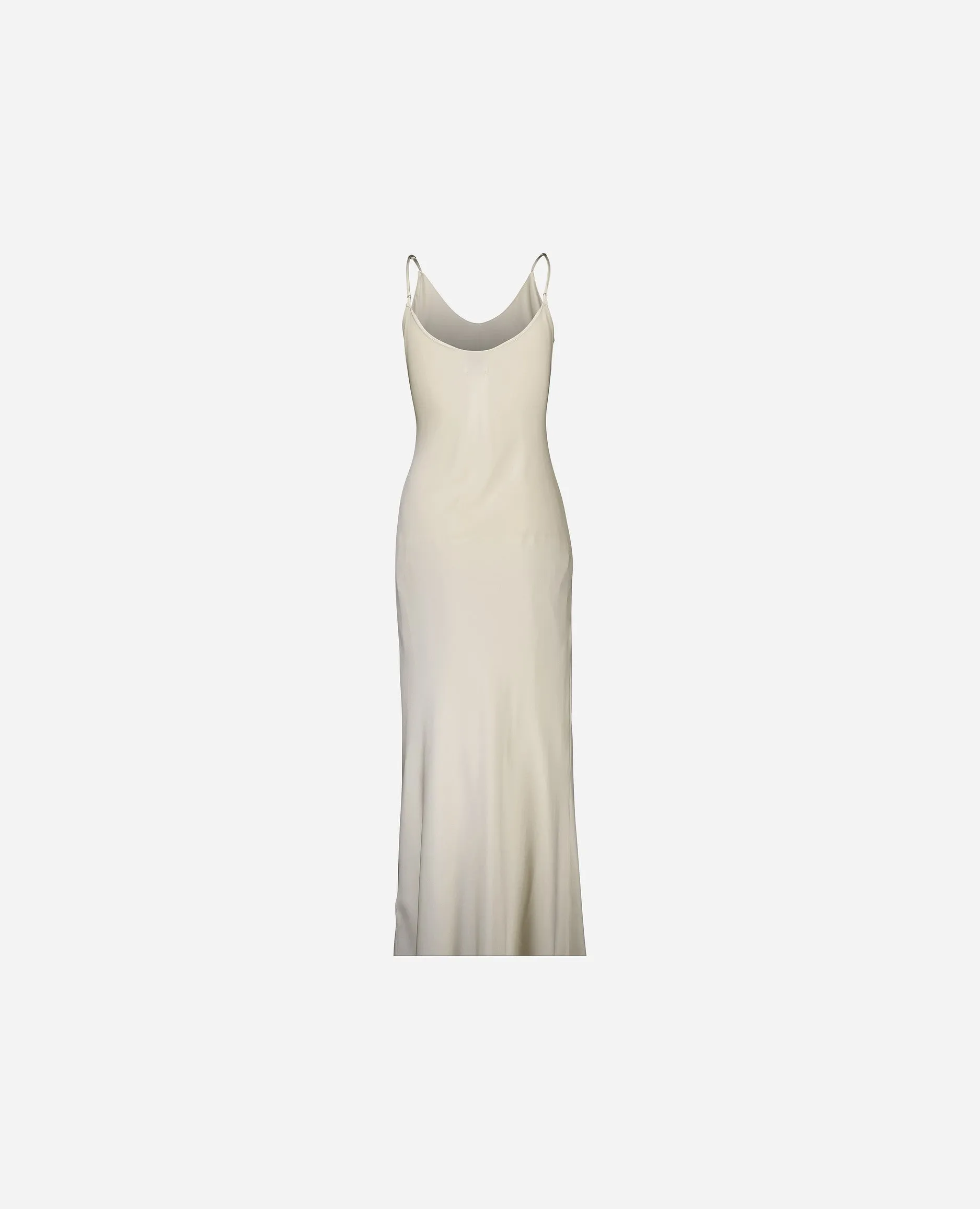 Kleid aus Seide in Creme