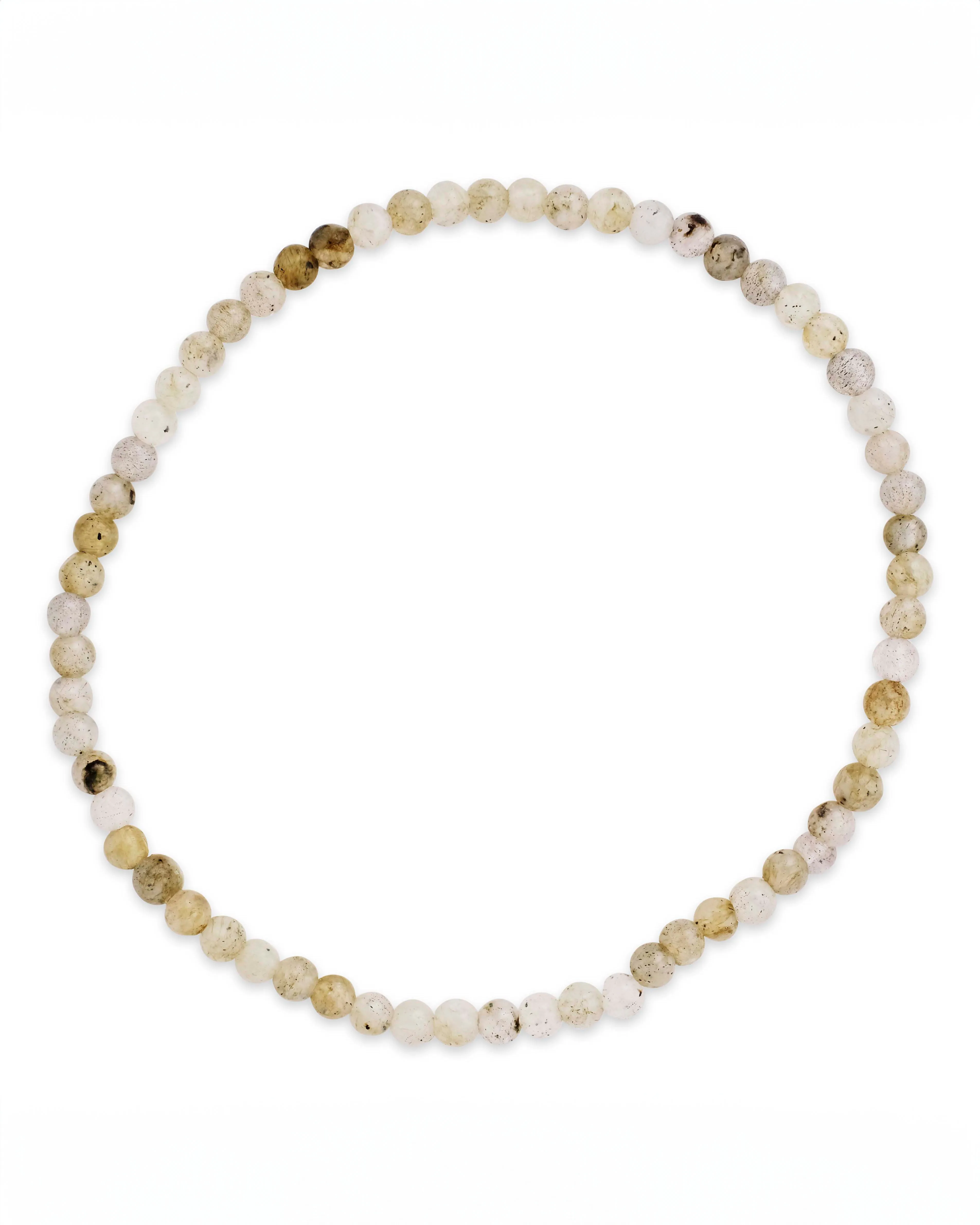 Labradorite Beaded Stretch Bracelet