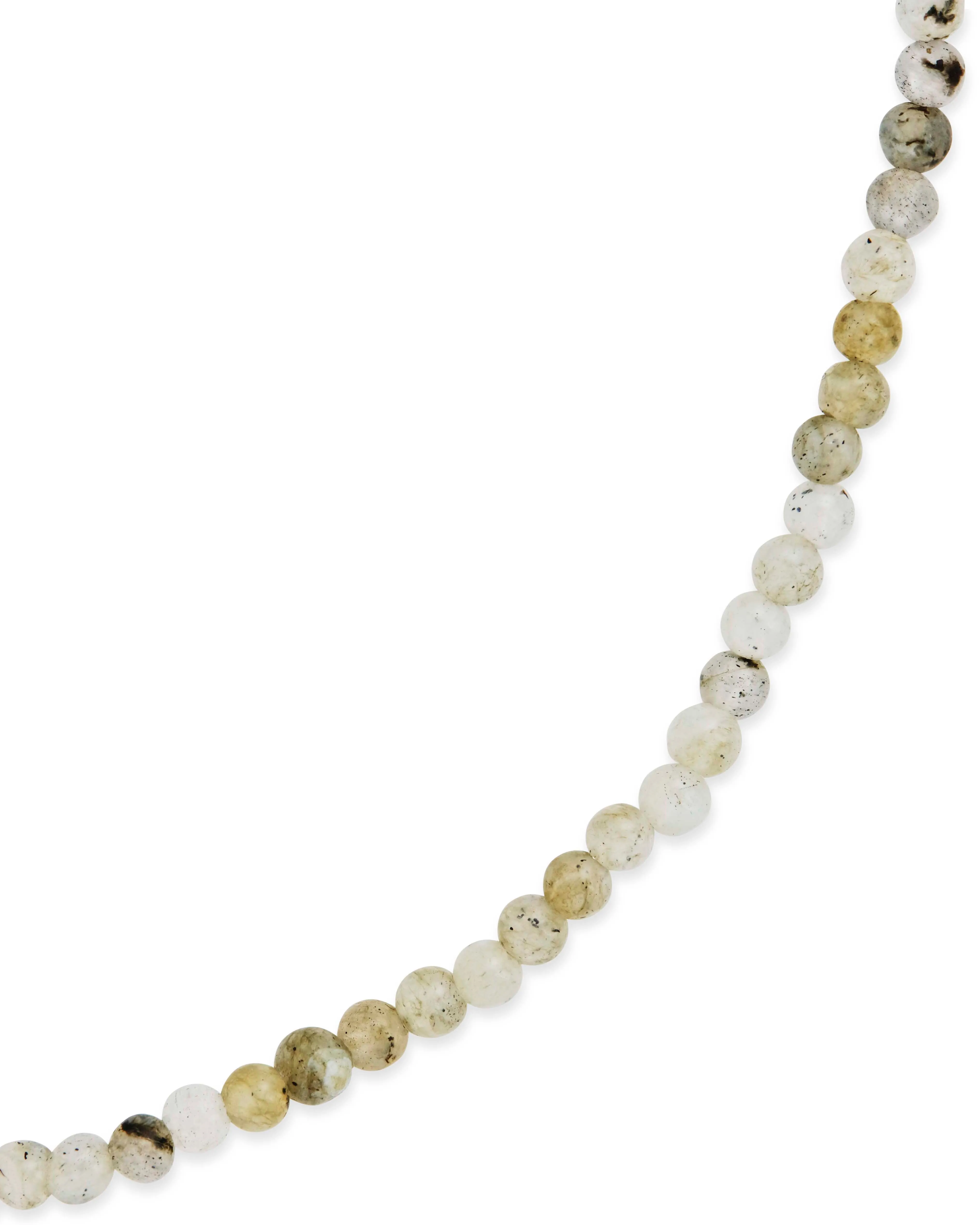Labradorite Beaded Stretch Bracelet