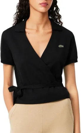 Lacoste Women's Crossover Stretch Pique Polo Shirt