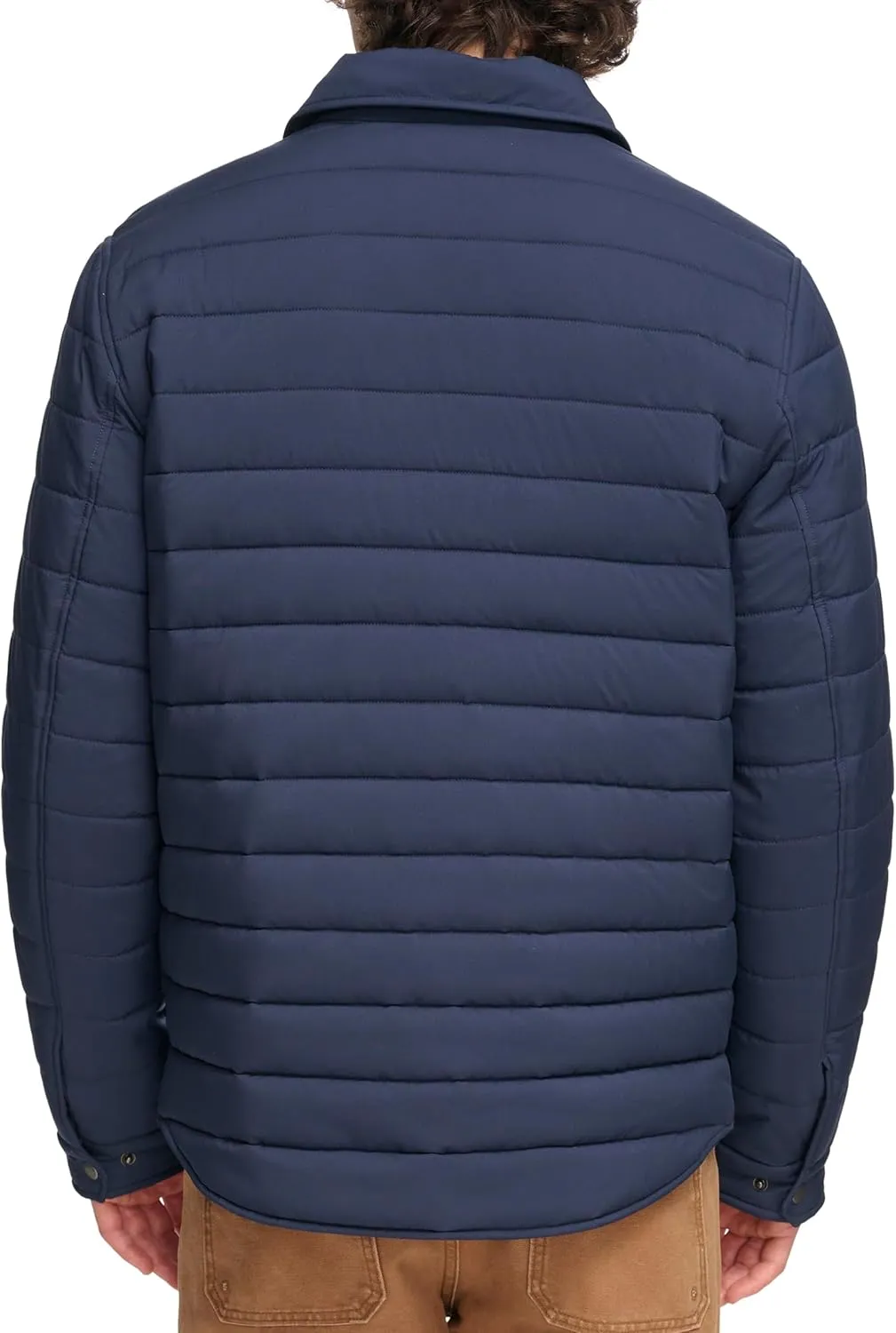 Levi's Men's Quilted Stretch Bomber Shirt Jacket