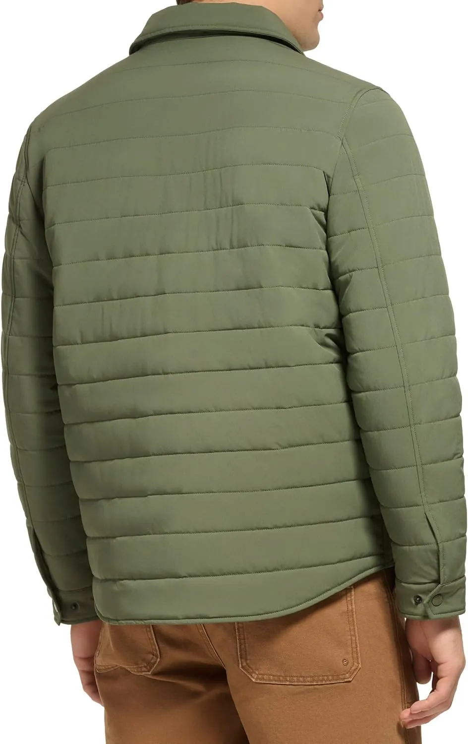Levi's Men's Quilted Stretch Bomber Shirt Jacket