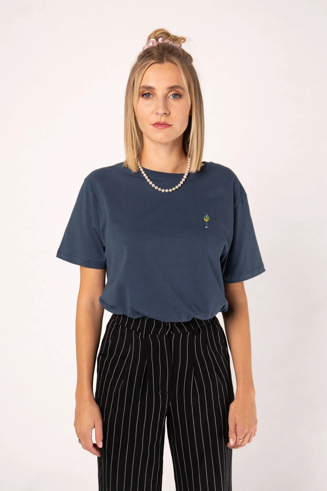 Limoncello Spritz  | Besticktes Oversized Bio Baumwoll T-Shirt