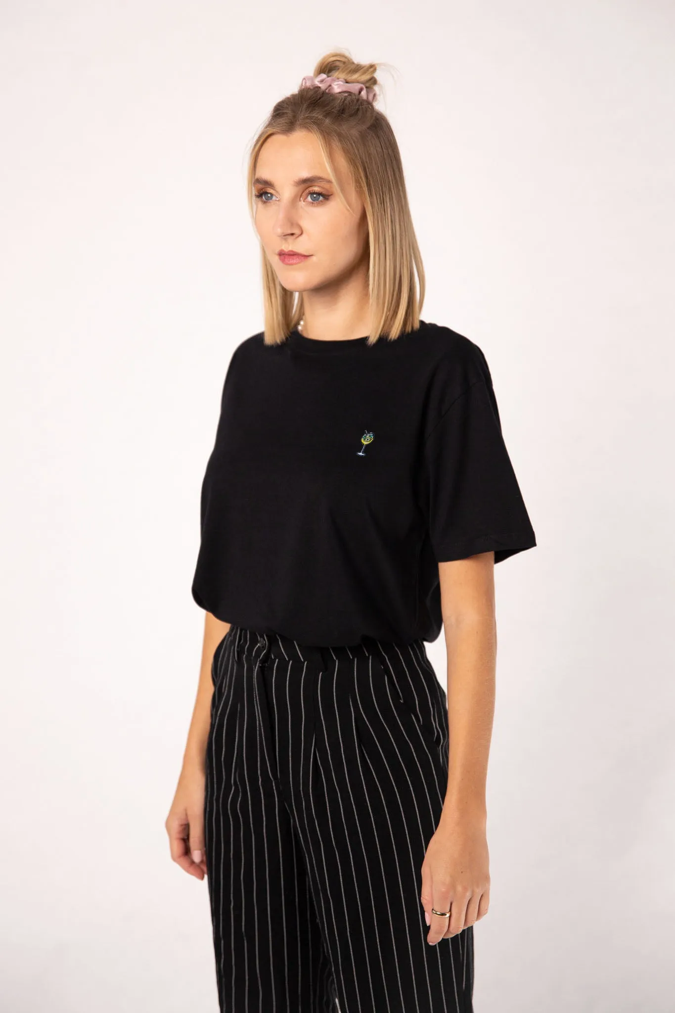 Limoncello Spritz  | Besticktes Oversized Bio Baumwoll T-Shirt