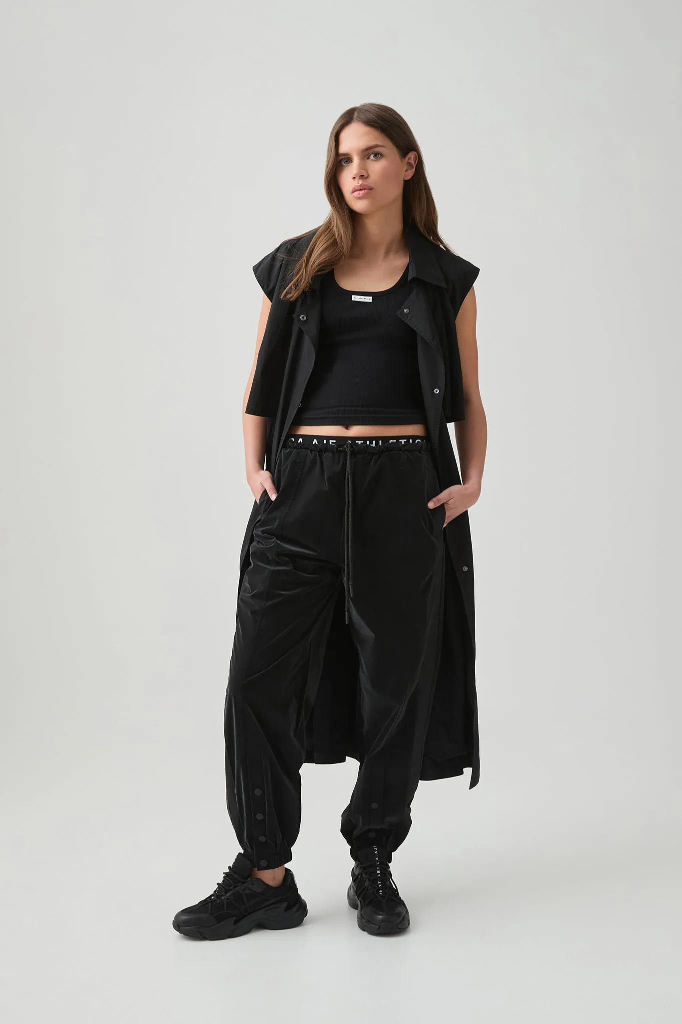 Logo Waistband Spray Pant 505