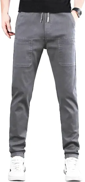 Manzera Stretch Cargo Pants, Men's High Stretch Multi-Pocket Cargo Pants, Lightweight Tactical Water Proof Pant