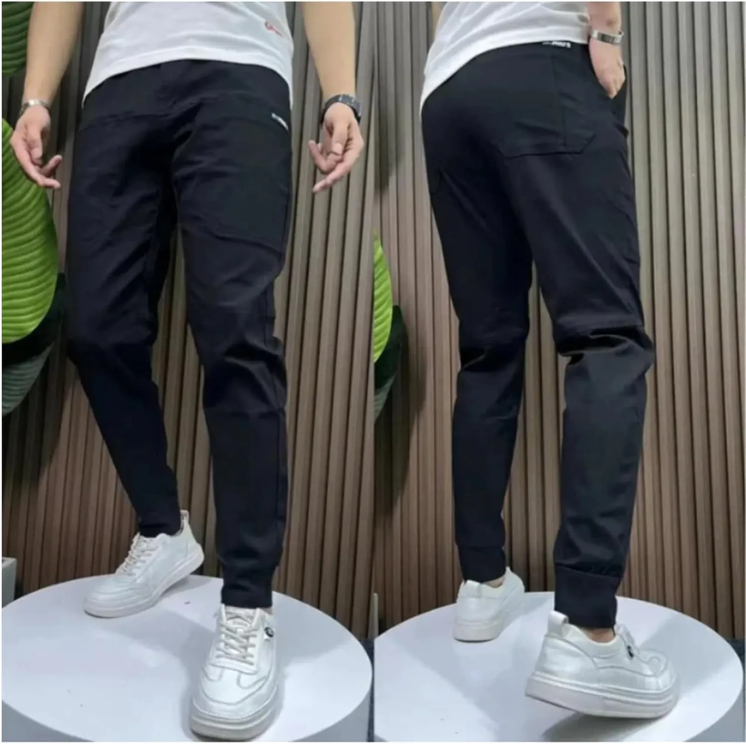 Manzera Stretch Cargo Pants, Men's High Stretch Multi-Pocket Cargo Pants, Lightweight Tactical Water Proof Pant