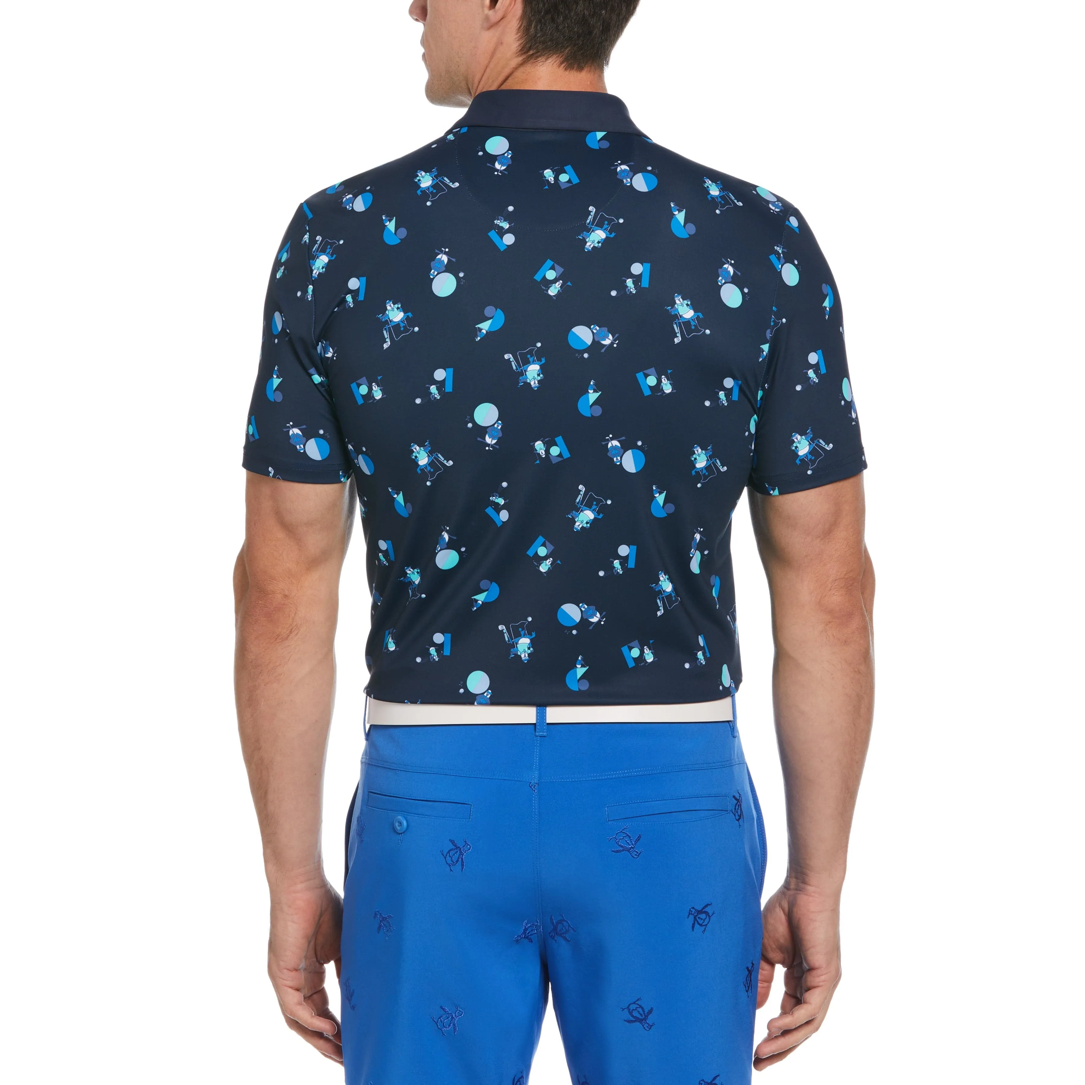Memphis Pete Print Golf Polo