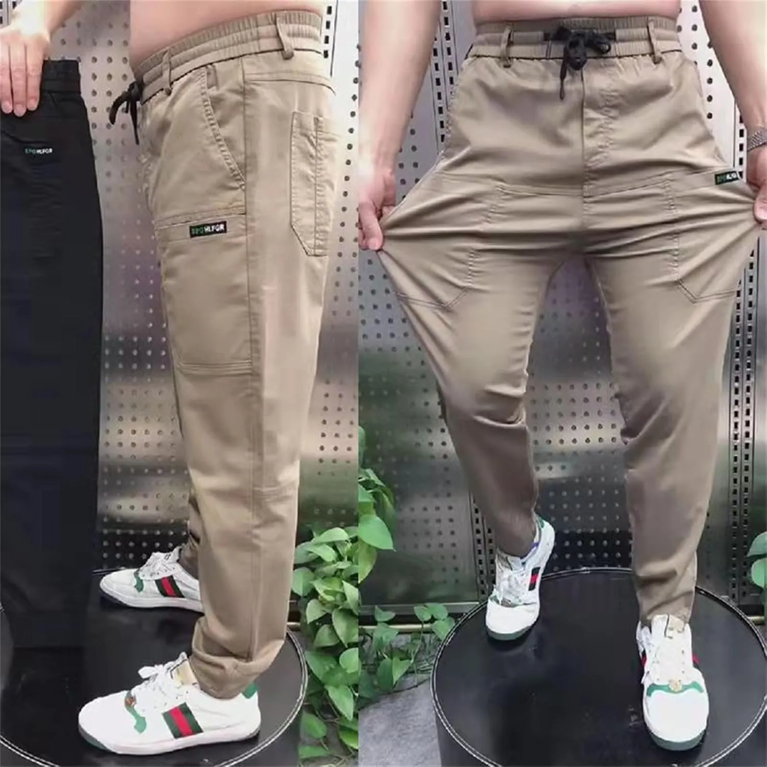 Mencomfy High-Stretch Multi-Pocket Cargo Pants - Quick-Dry Breathable Unisex Plus Size Active Hiking Stretch Cargo Pants