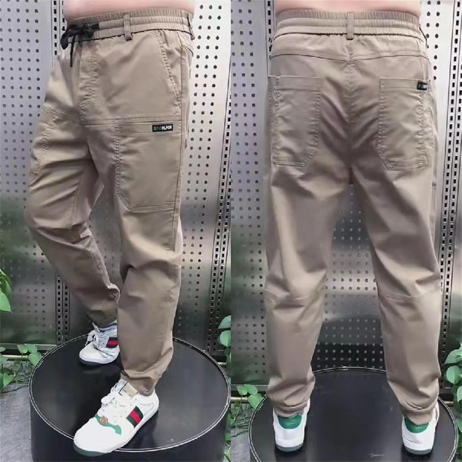 Mencomfy High-Stretch Multi-Pocket Cargo Pants - Quick-Dry Breathable Unisex Plus Size Active Hiking Stretch Cargo Pants