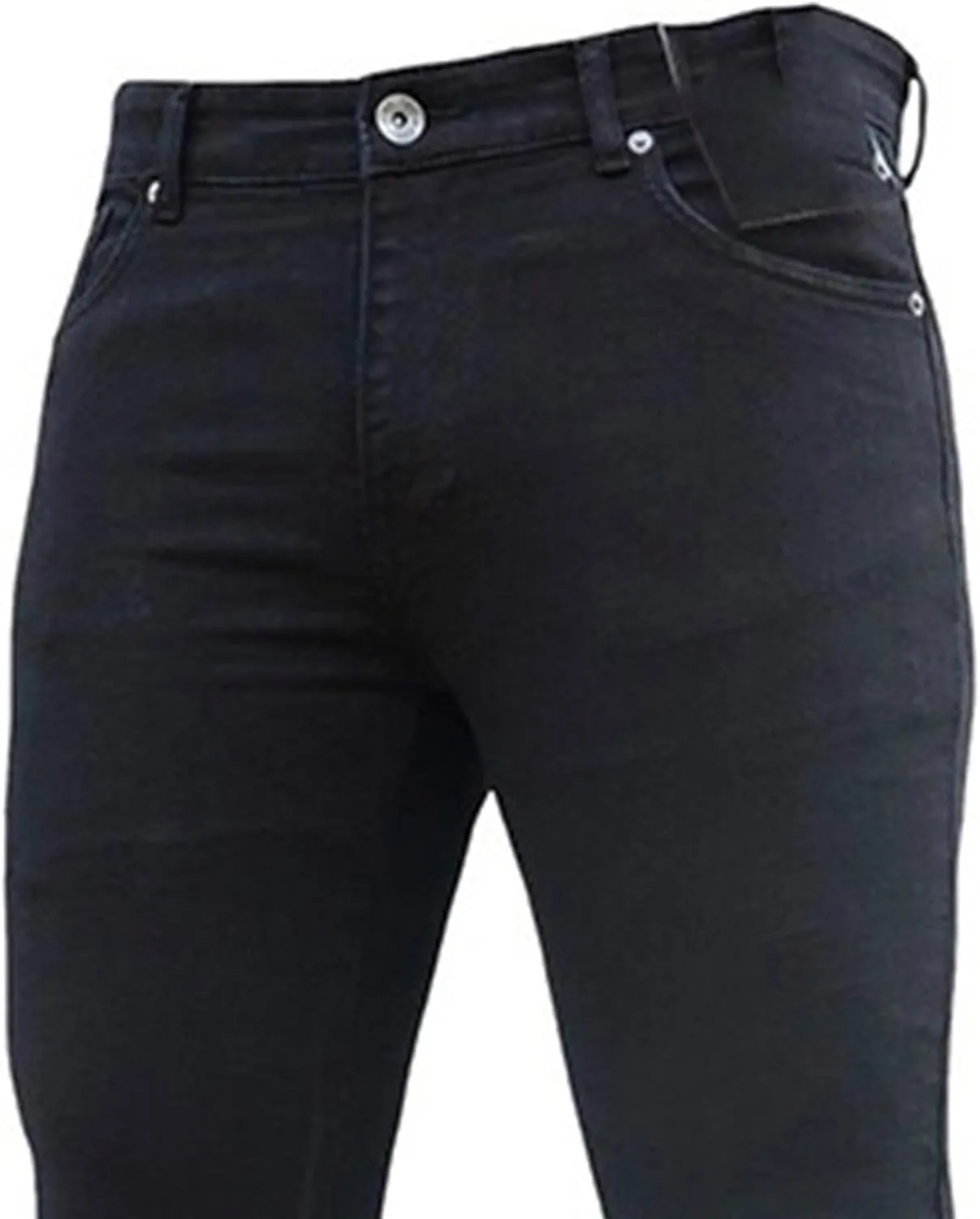 Men's Skinny Jeans Stretch Tapered Leg Slim Fit Denim Pants Taper Skinny Fit Stretch Denim Pants