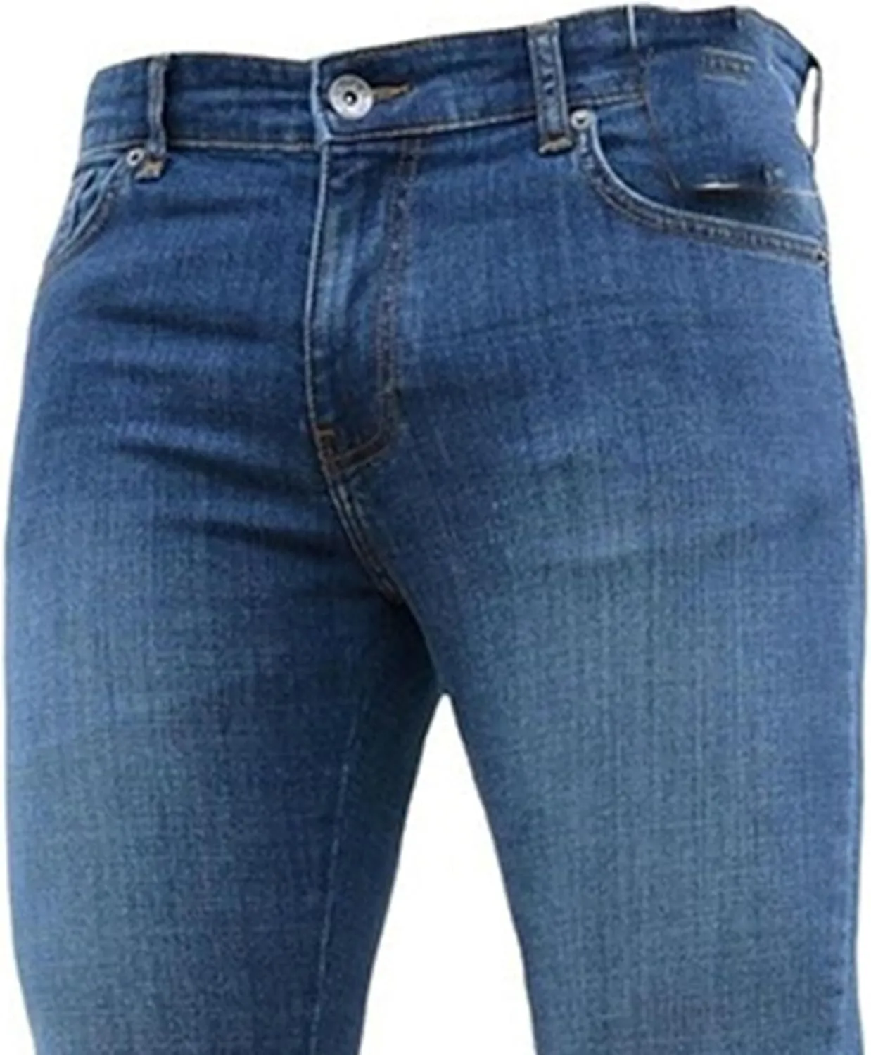 Men's Skinny Jeans Stretch Tapered Leg Slim Fit Denim Pants Taper Skinny Fit Stretch Denim Pants