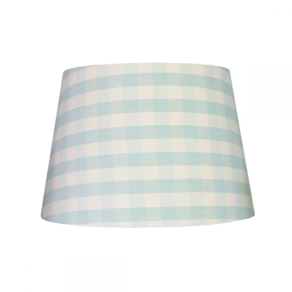 Mint Gingham  Lampshade