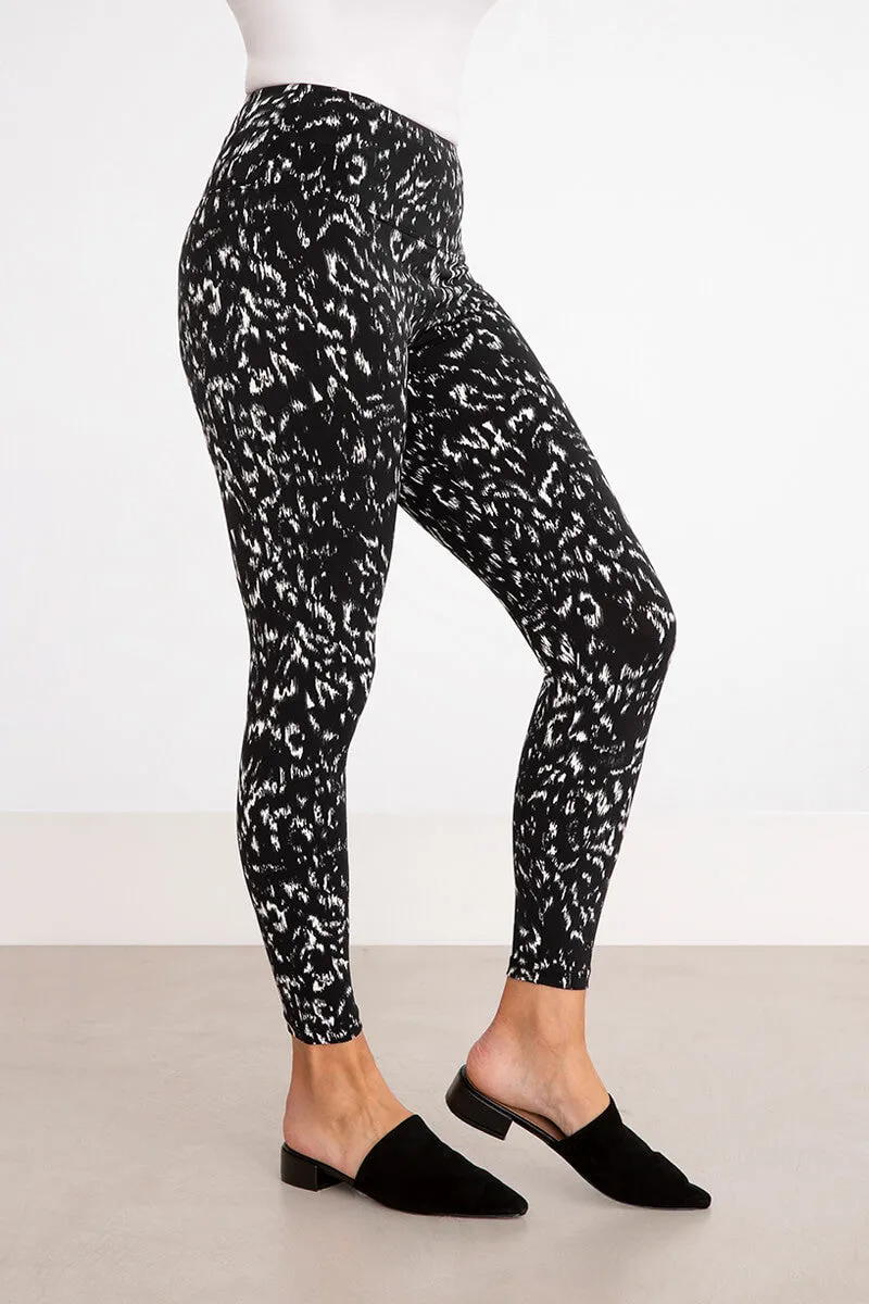 Nu Yoke Legging | Animal Black