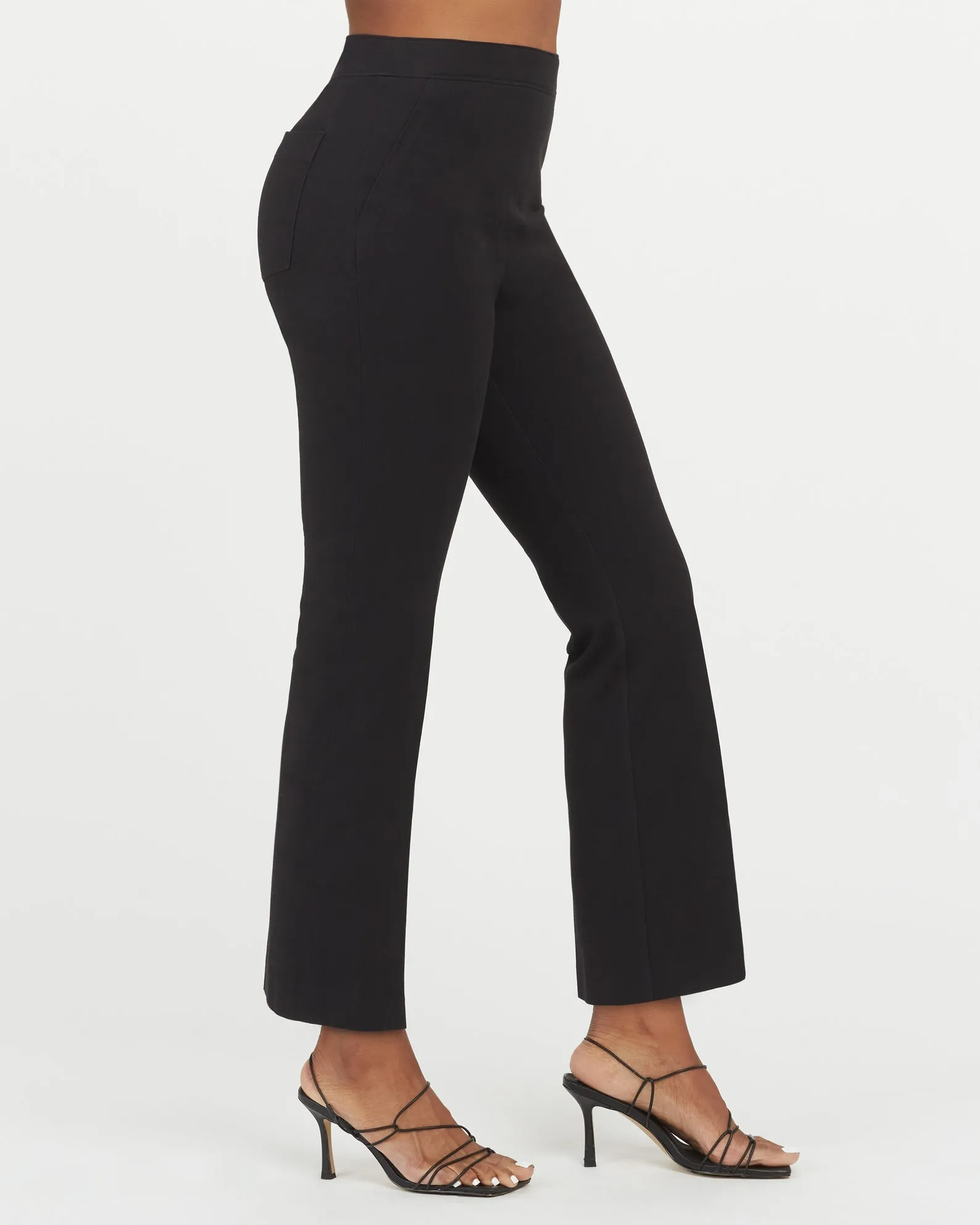 On-the-Go Kick Flare Pant- Black