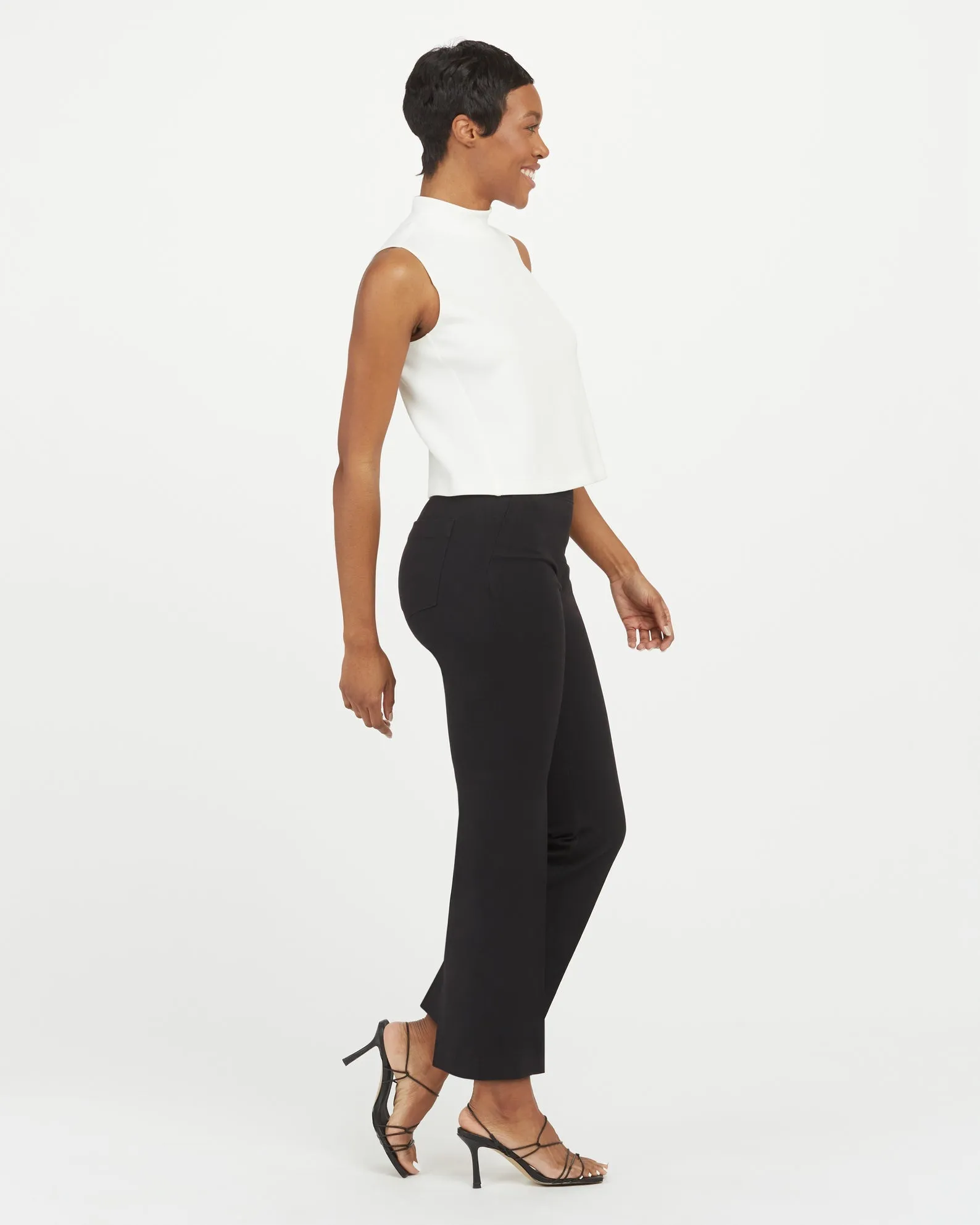 On-the-Go Kick Flare Pant- Black