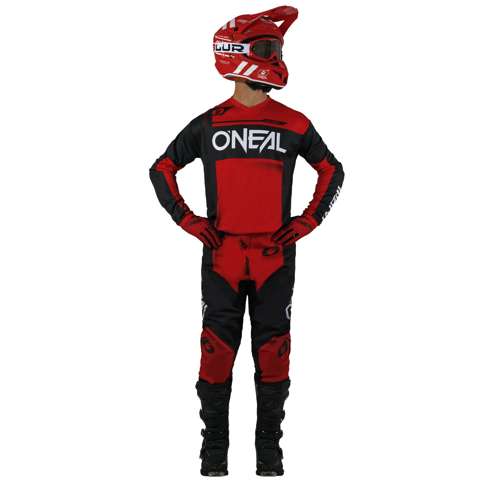 O'NEAL Element Racewear V.5 Pants Black/Red