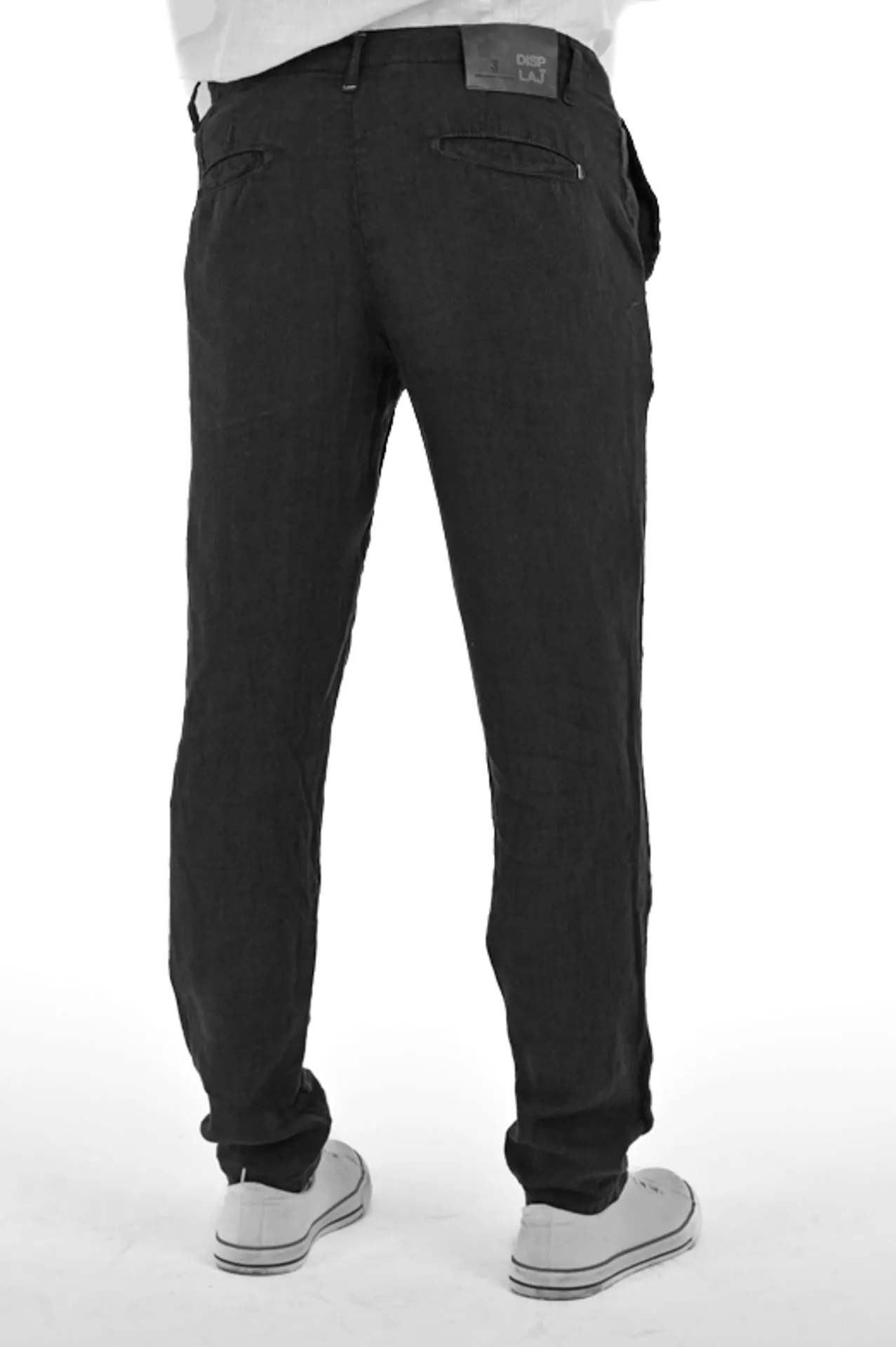 Pantalon slim Sonic Lino Blu SS24