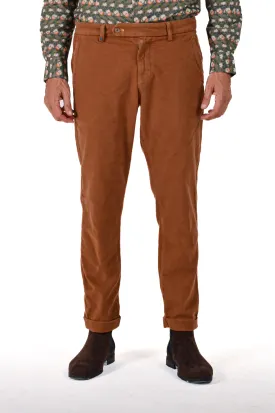 Pantaloni uomo classici slim fit Racket Fustagna in vari colori - Displaj