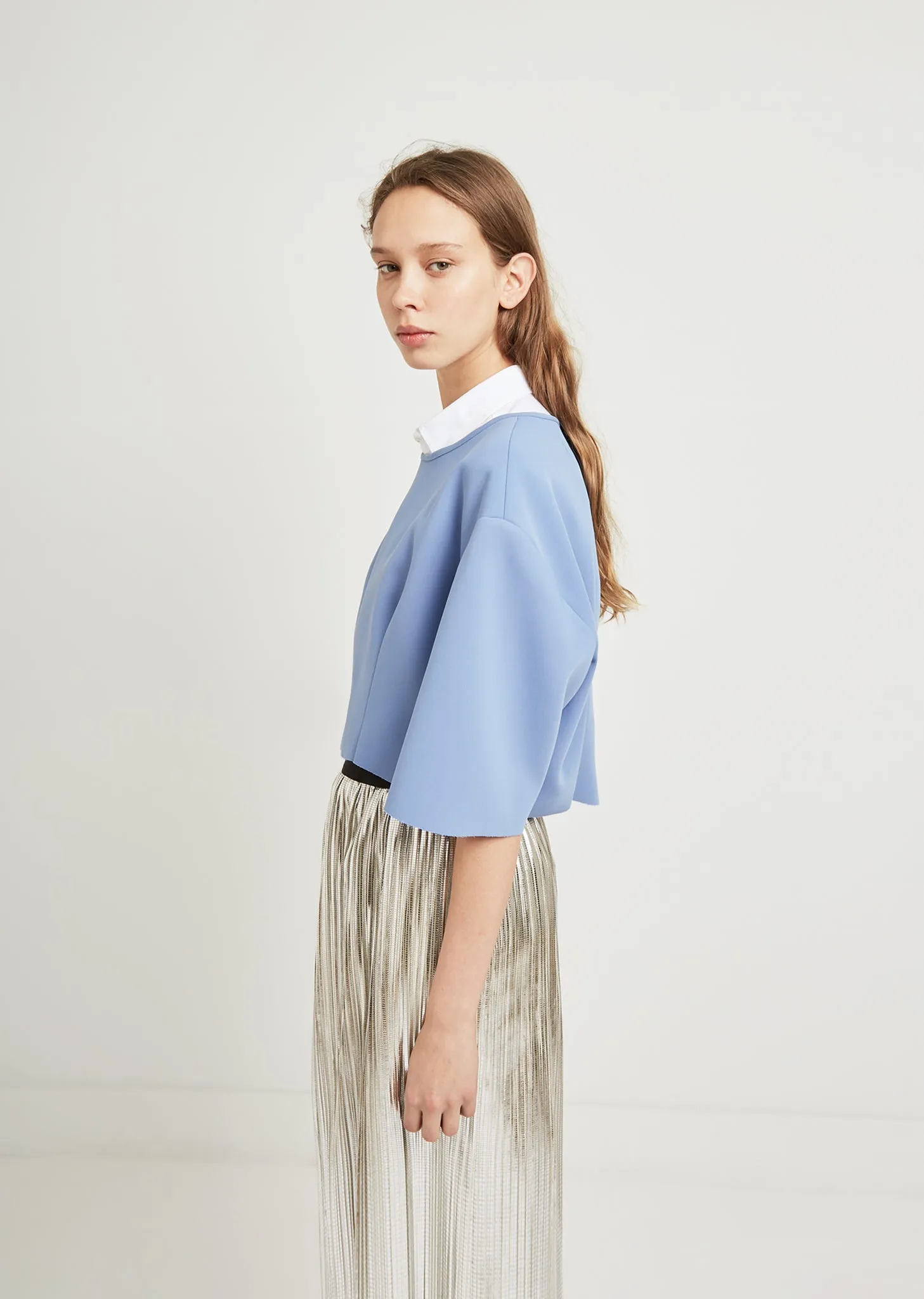Polyester Darts Detail Top