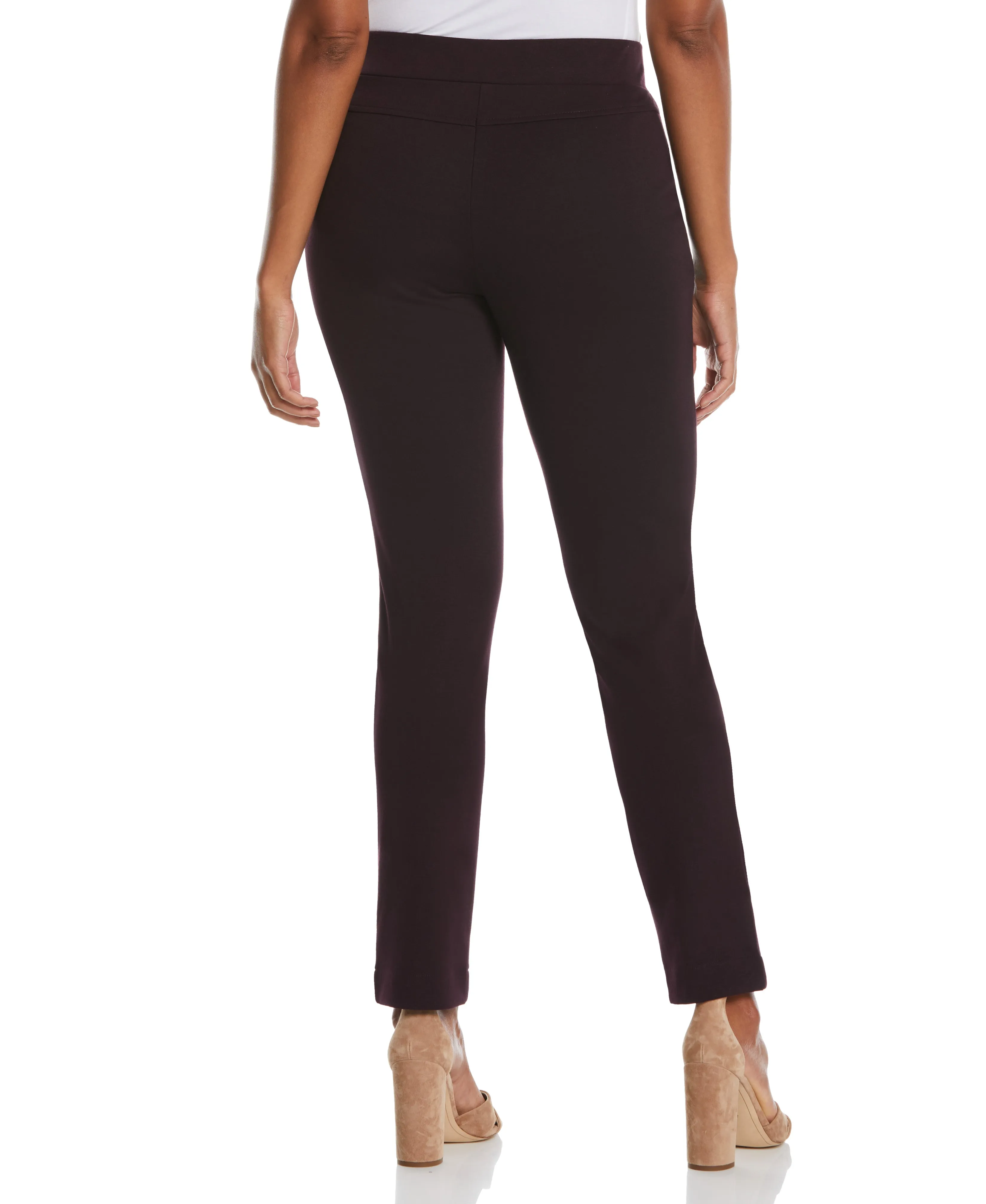 Ponte Knit Slim Leg Pant - Comfort Fit