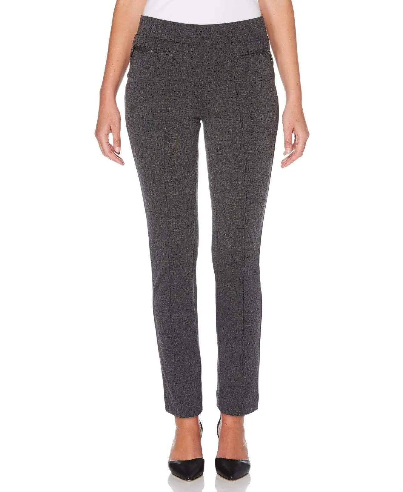 Ponte Knit Slim Leg Pant - Comfort Fit