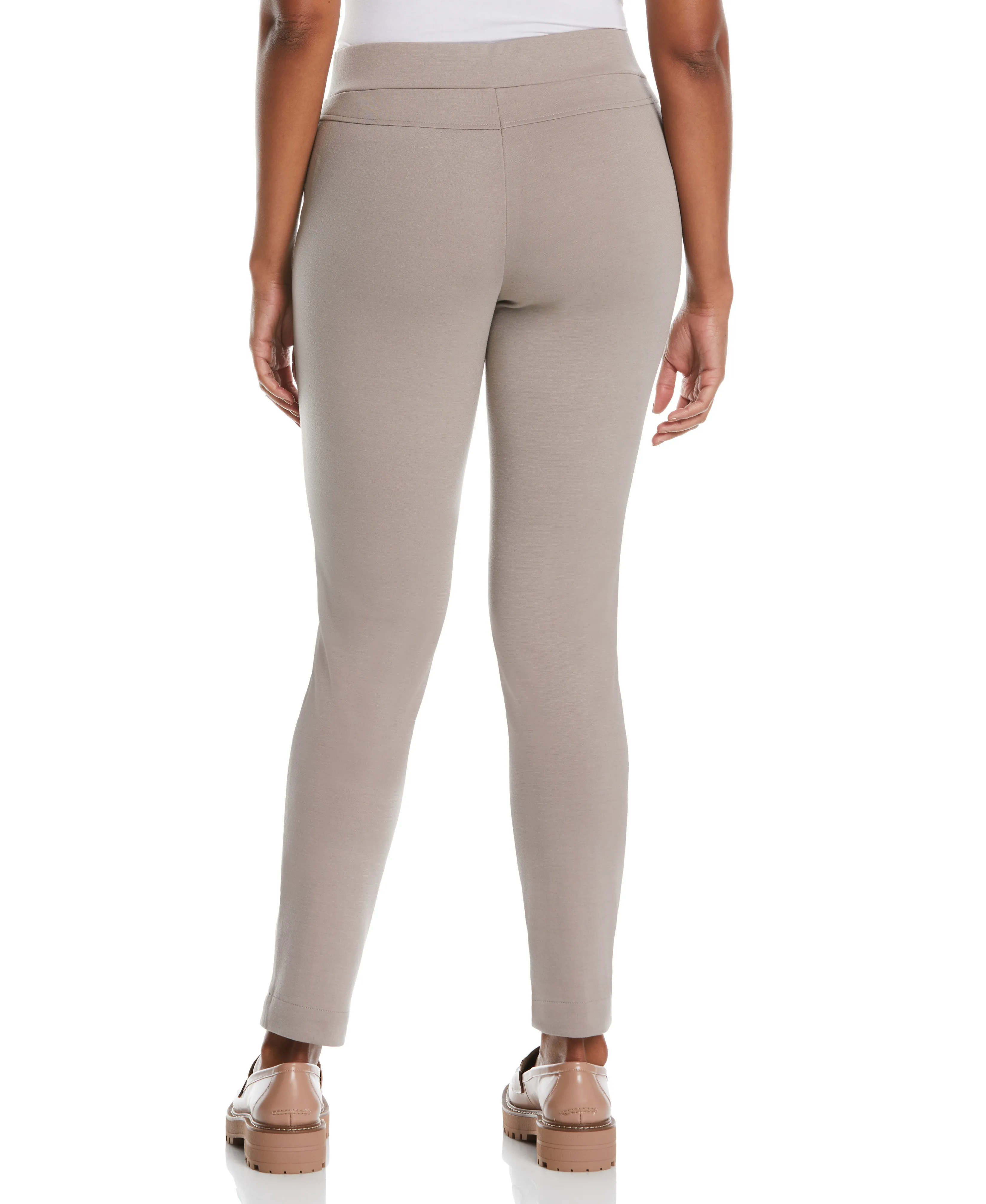 Ponte Knit Slim Leg Pant - Comfort Fit