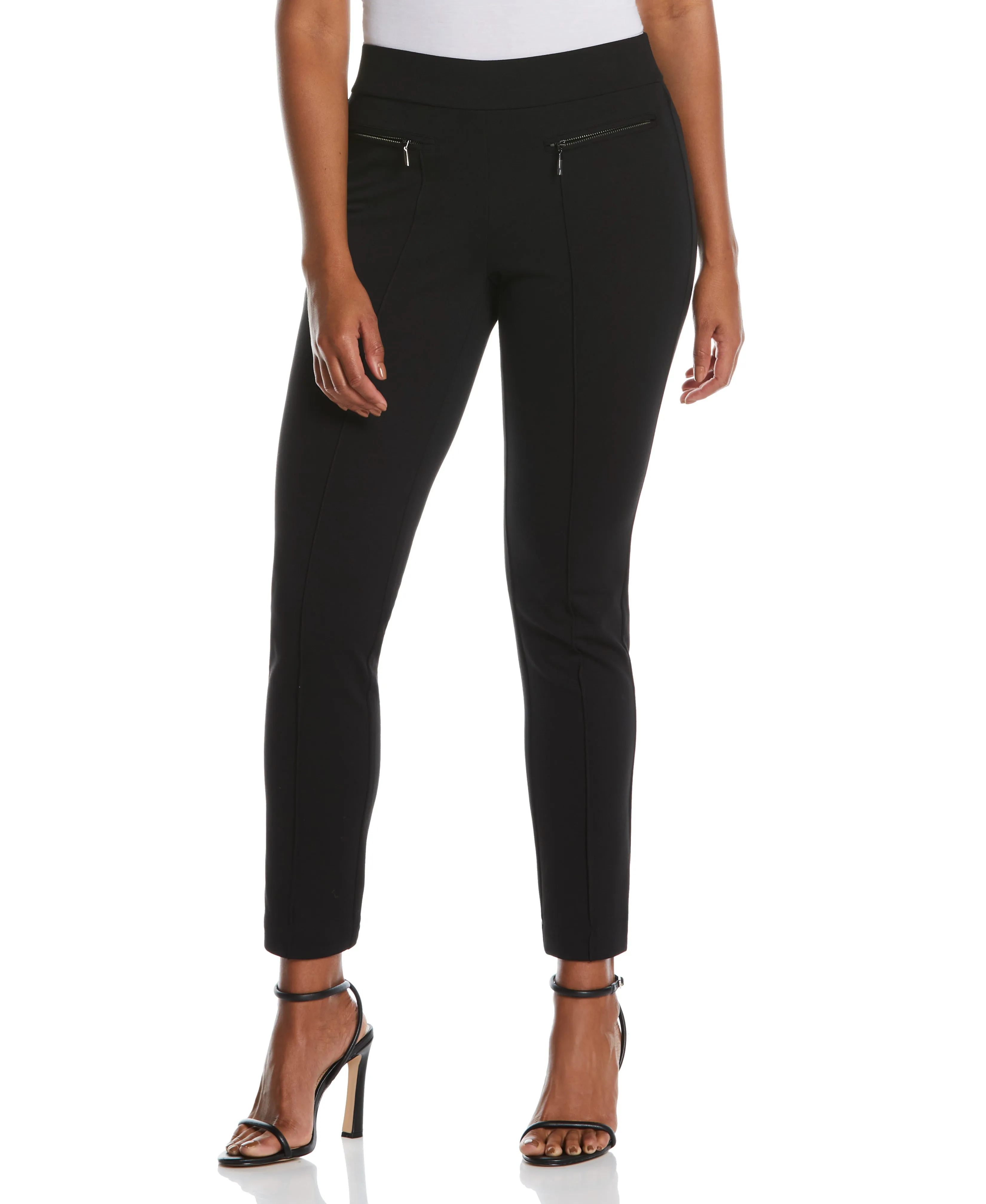 Ponte Knit Slim Leg Pant - Comfort Fit