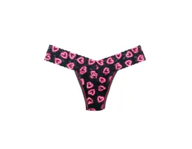 PR4911P Printed Low Rise Thong Wrap Text Me