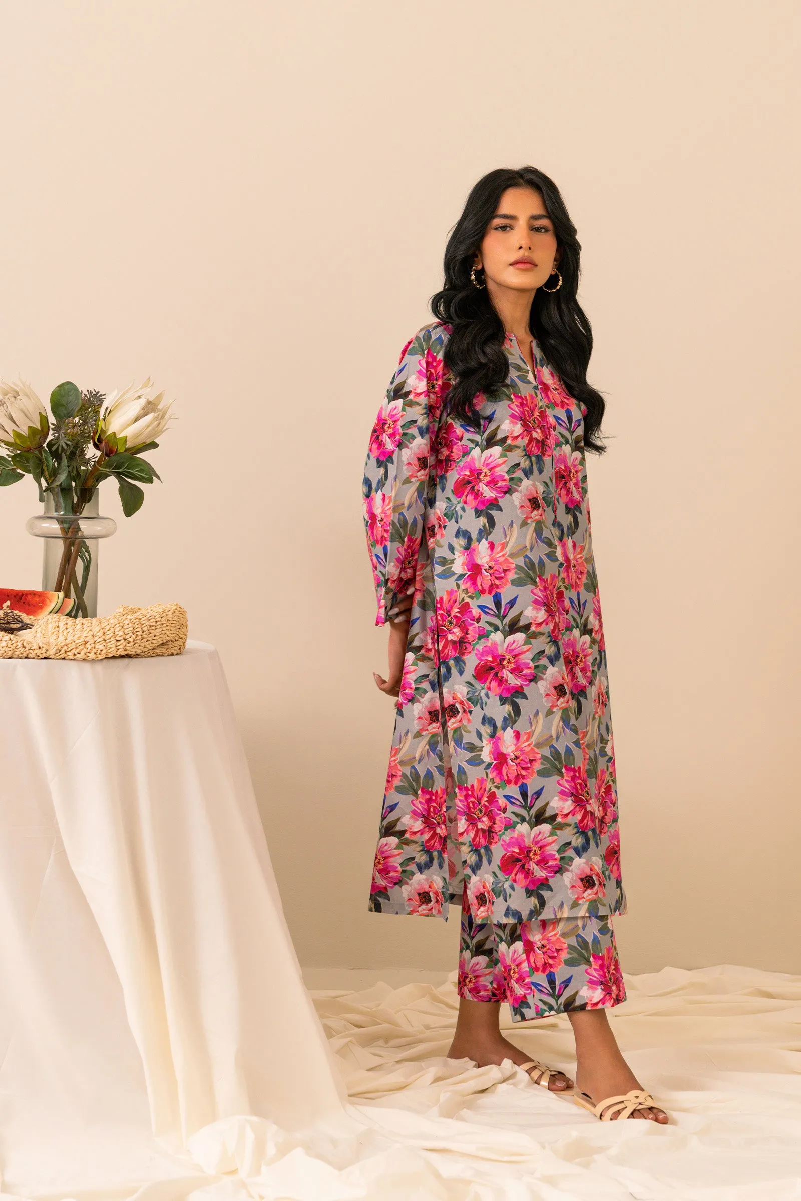 Printed 2 Piece Suit