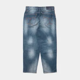 "Bonita" Stretch Baggy Pants (Damage) / 2110807