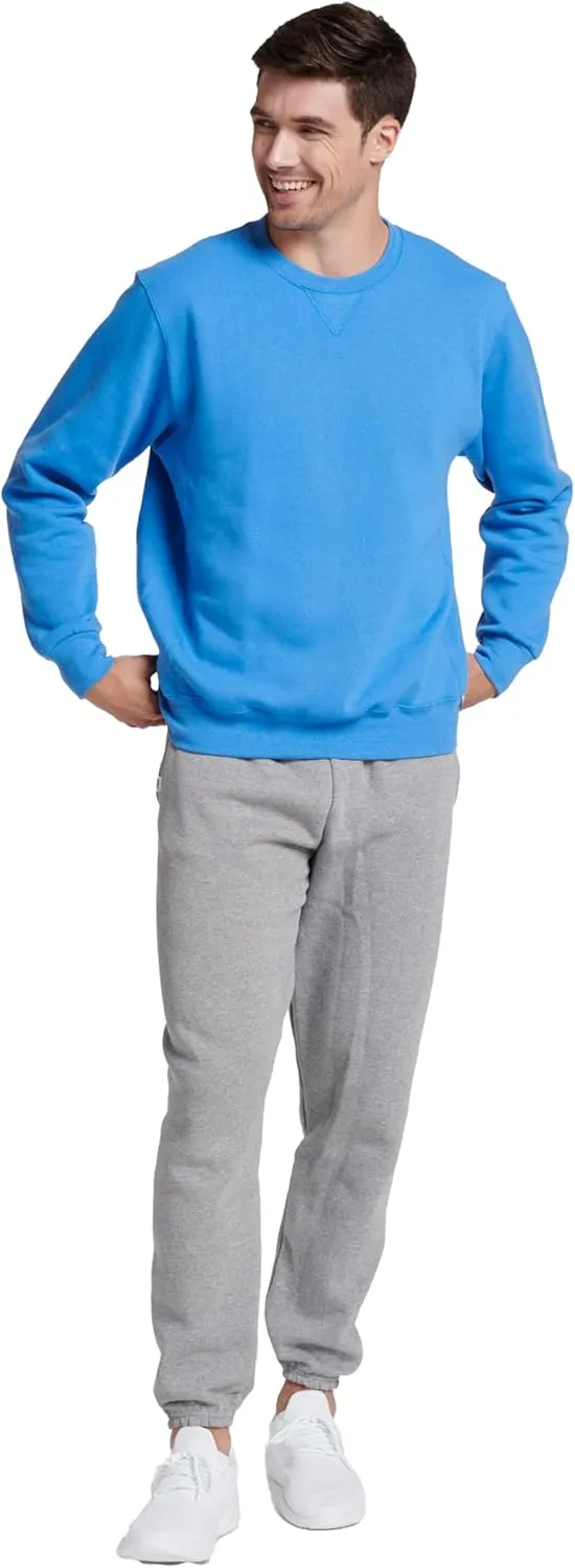 Russell Athletic Men's Dri-Power Fleece Sweatshirts, Moisture Wicking, Cotton Blend, Relaxed Fit, Sizes S-4x