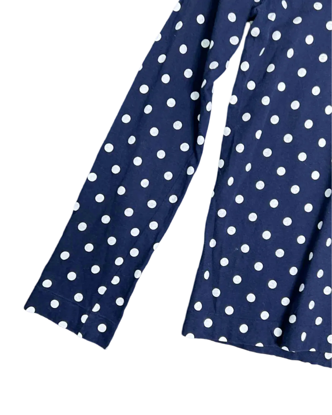 Size M - PLAY Comme des Garçons Blue and White Spotty Long Sleeve Top