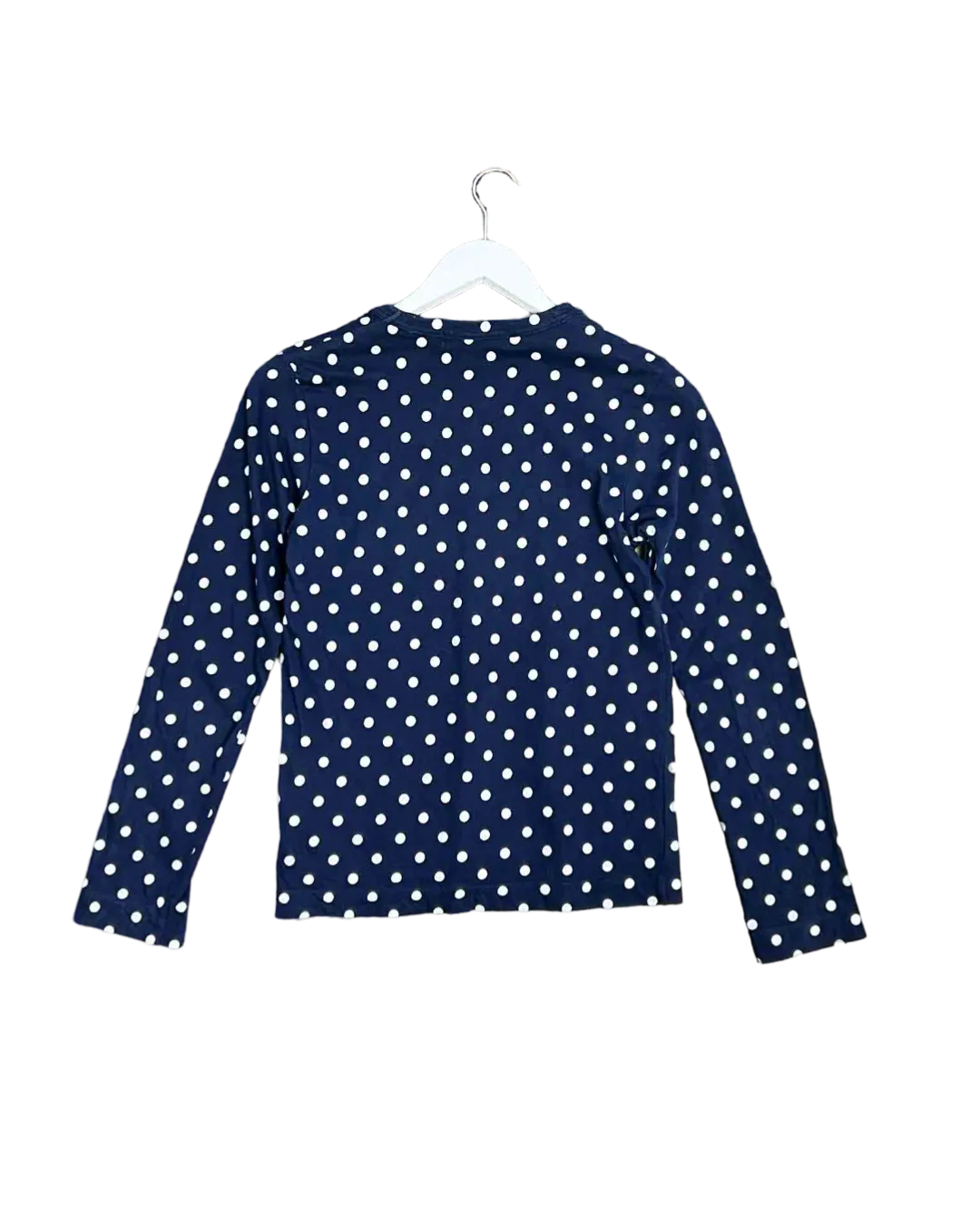 Size M - PLAY Comme des Garçons Blue and White Spotty Long Sleeve Top