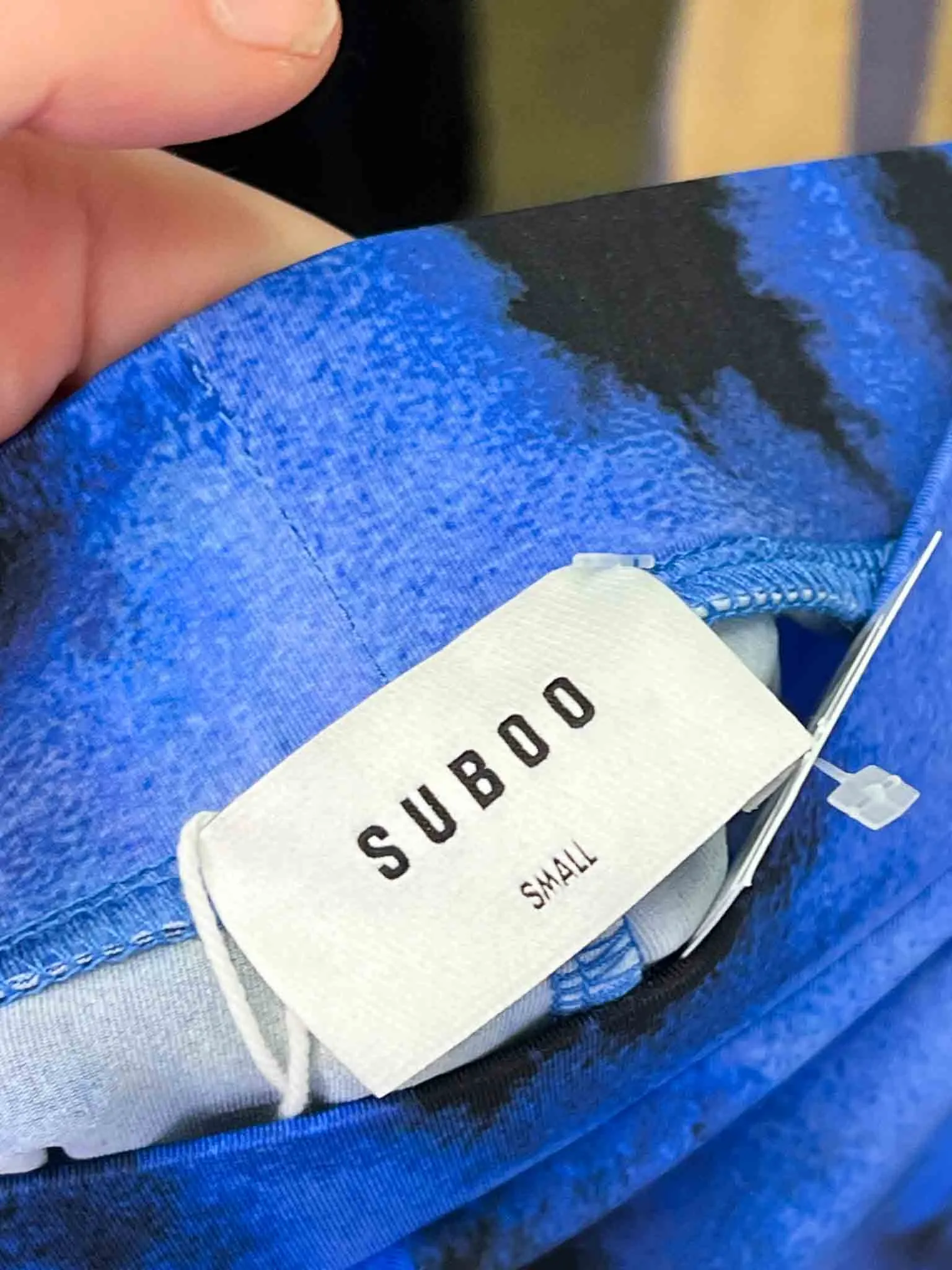Size S - Suboo Blue Shibori Gathered Pants
