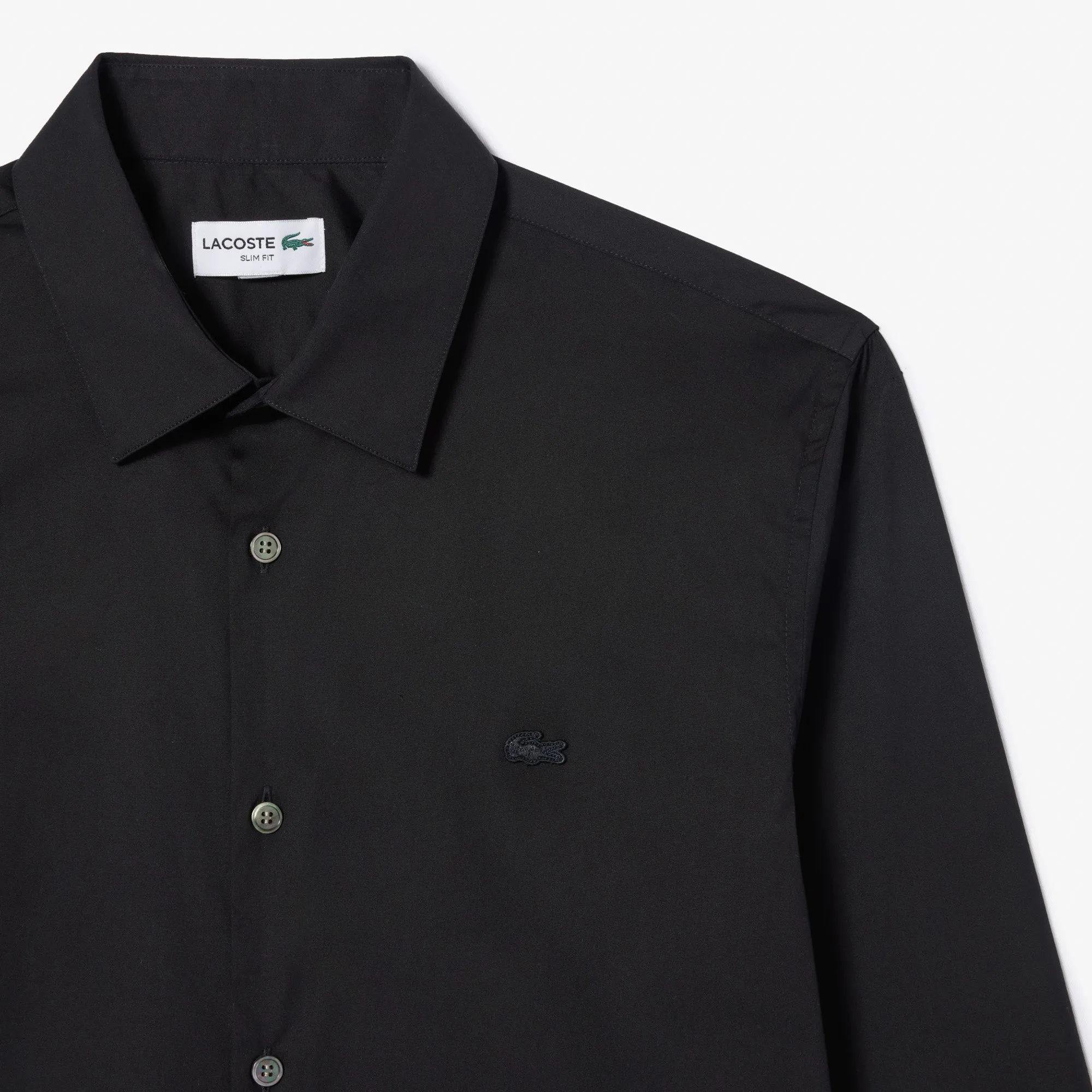 Slim Fit French Collar Stretch Shirt