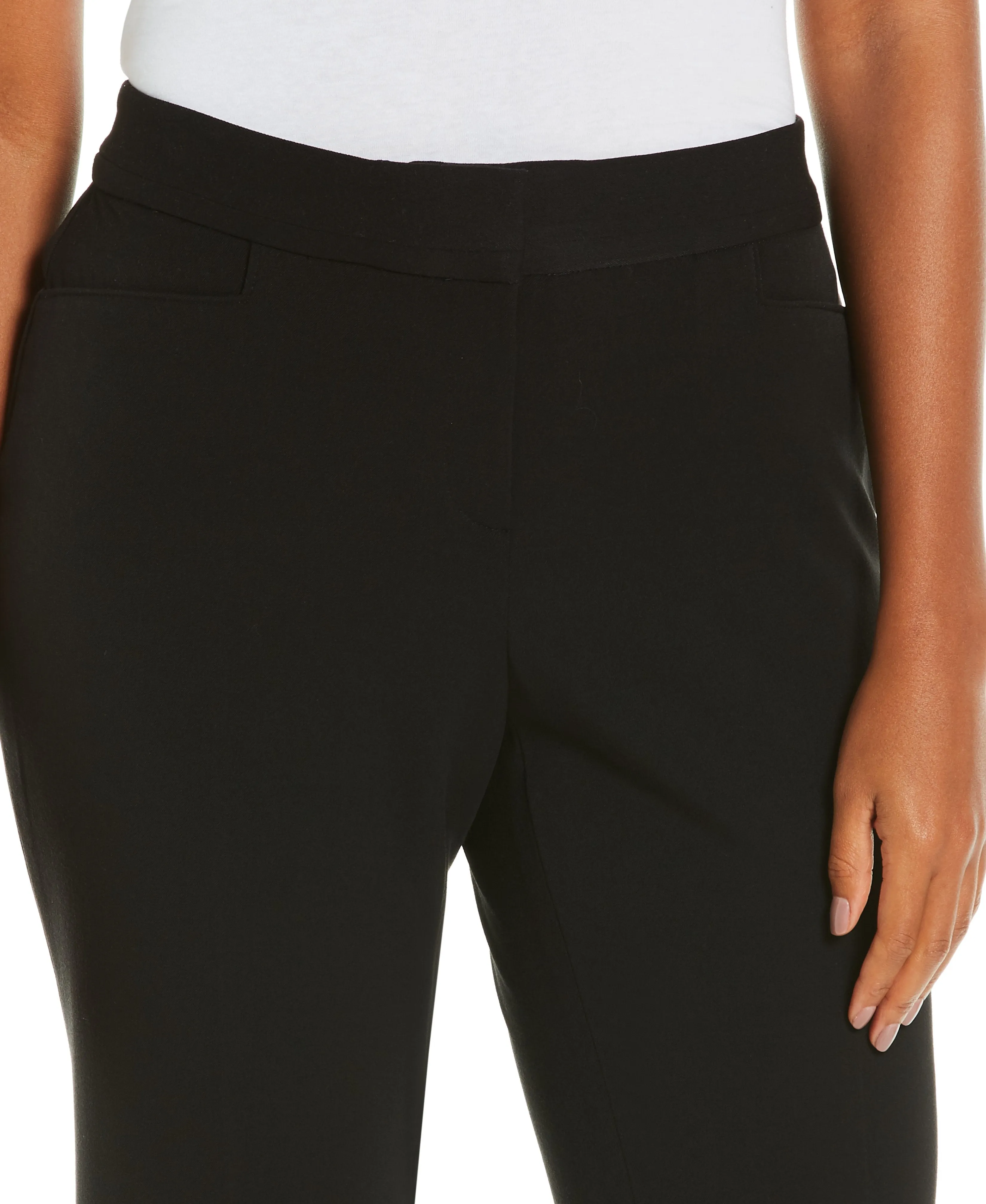 Slim Leg Stretch Gabardine Pant - Curvy Fit