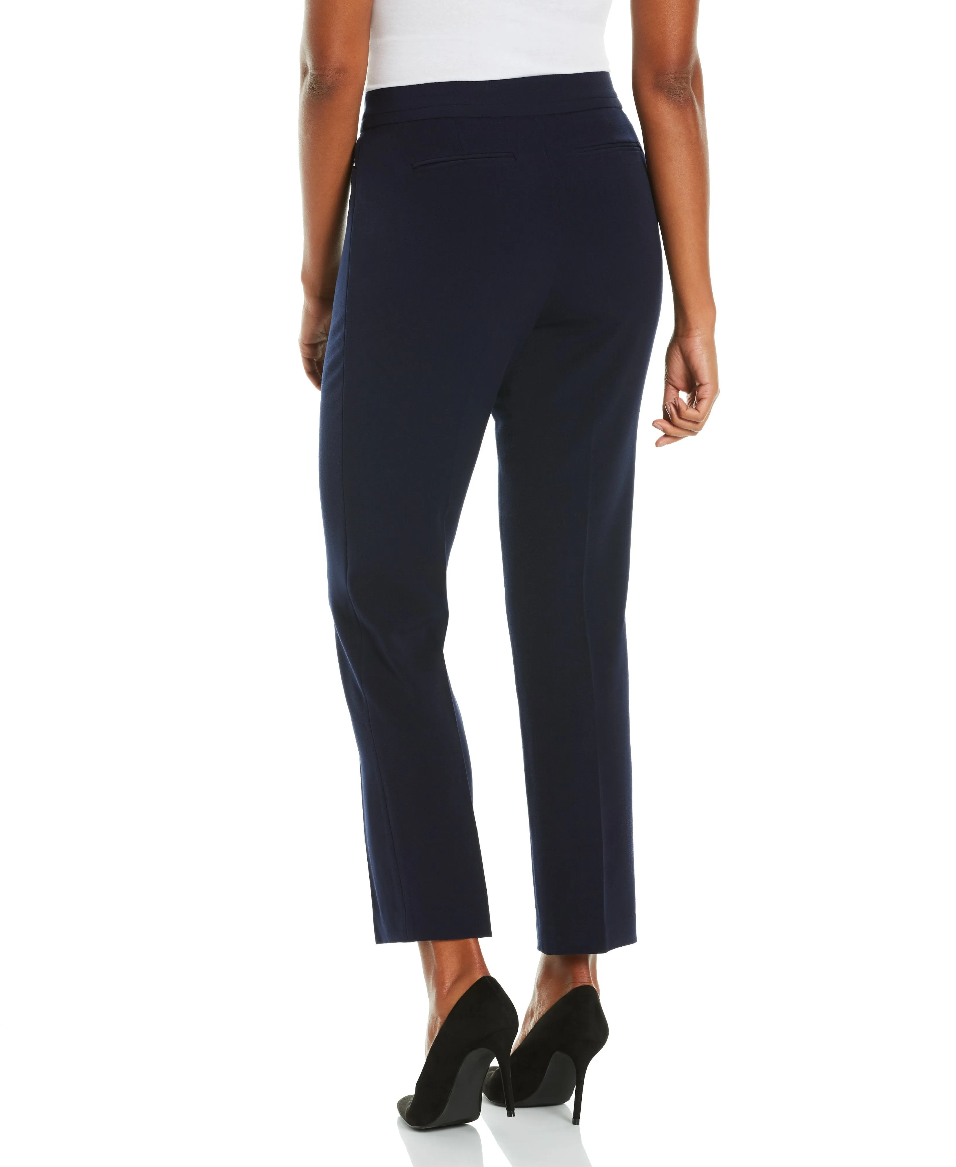 Slim Leg Stretch Gabardine Pant - Curvy Fit