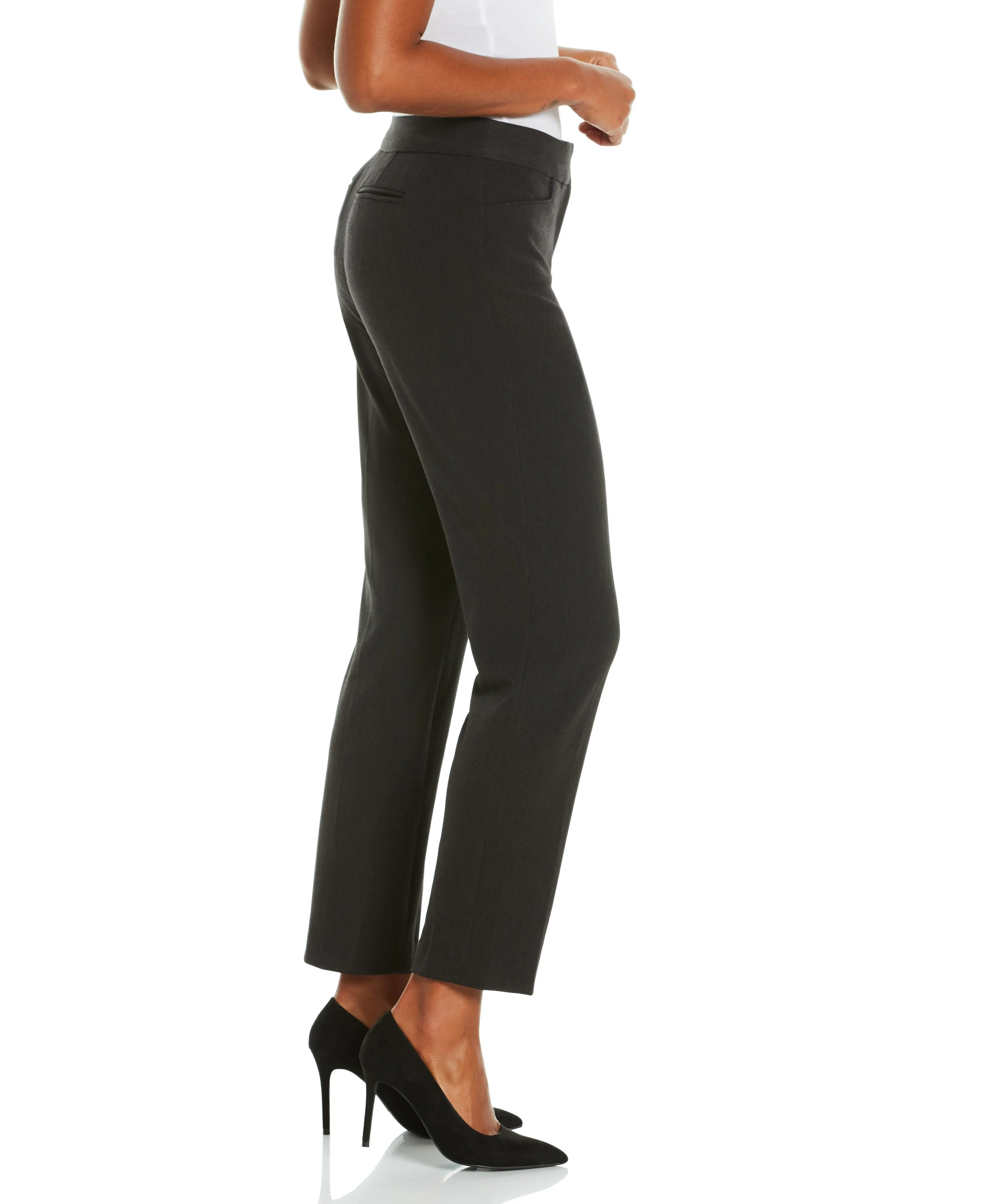 Slim Leg Stretch Gabardine Pant - Curvy Fit