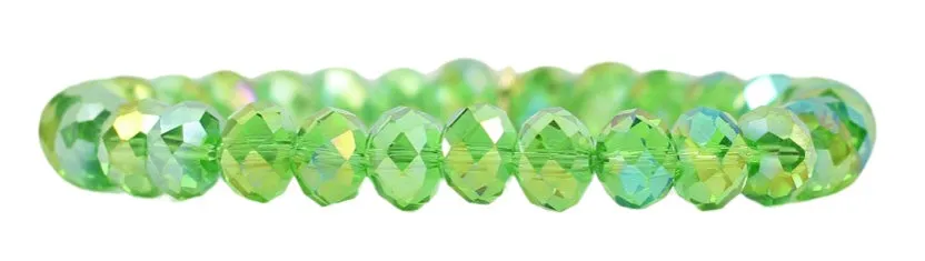 Stacker Stretch Bracelet - Green Sparkle