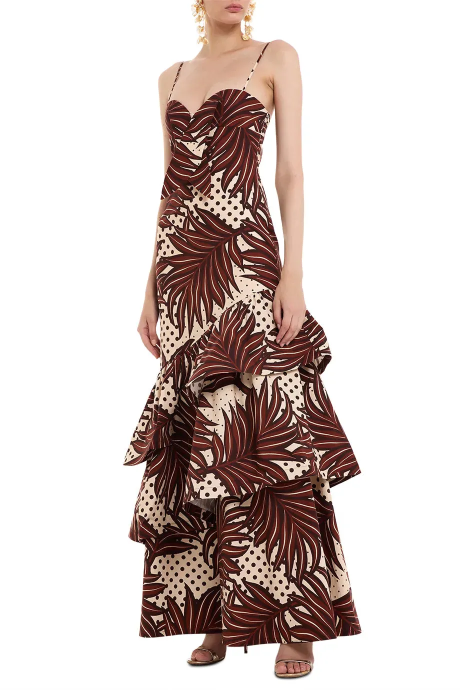 Starla Ruffle Layers Maxi Dress