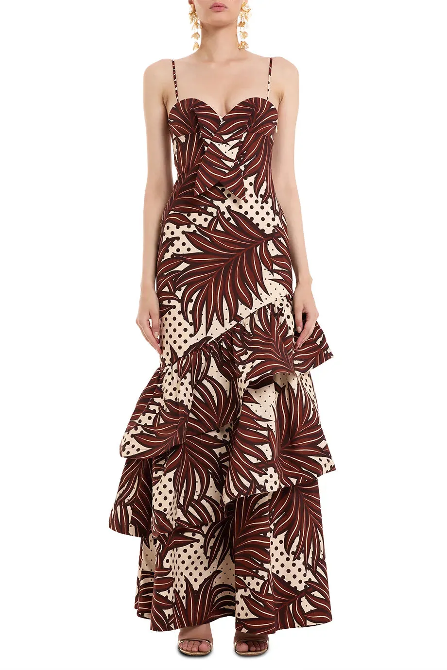 Starla Ruffle Layers Maxi Dress