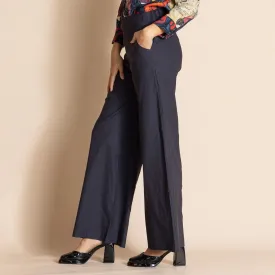 stretch linen mariner pant