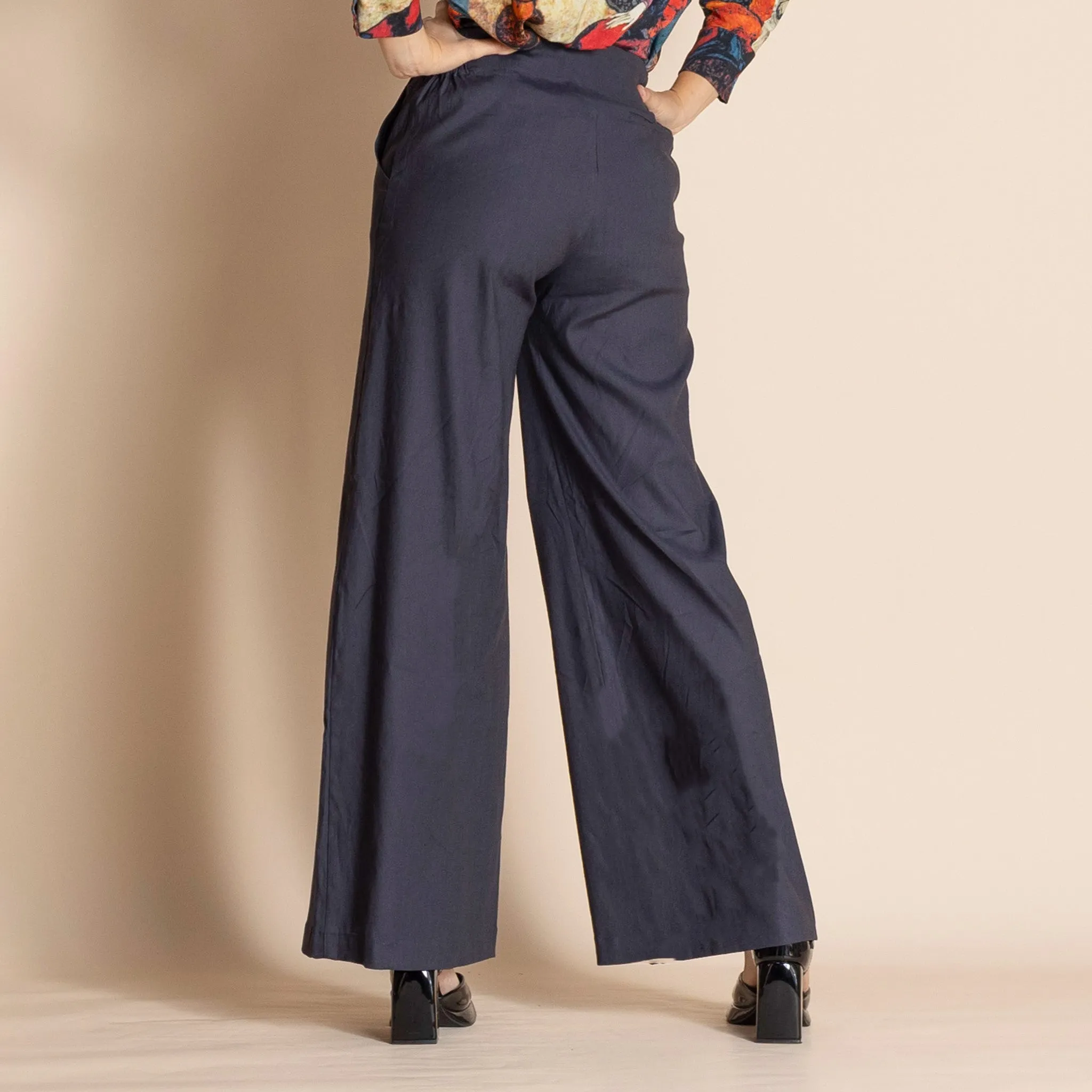 stretch linen mariner pant