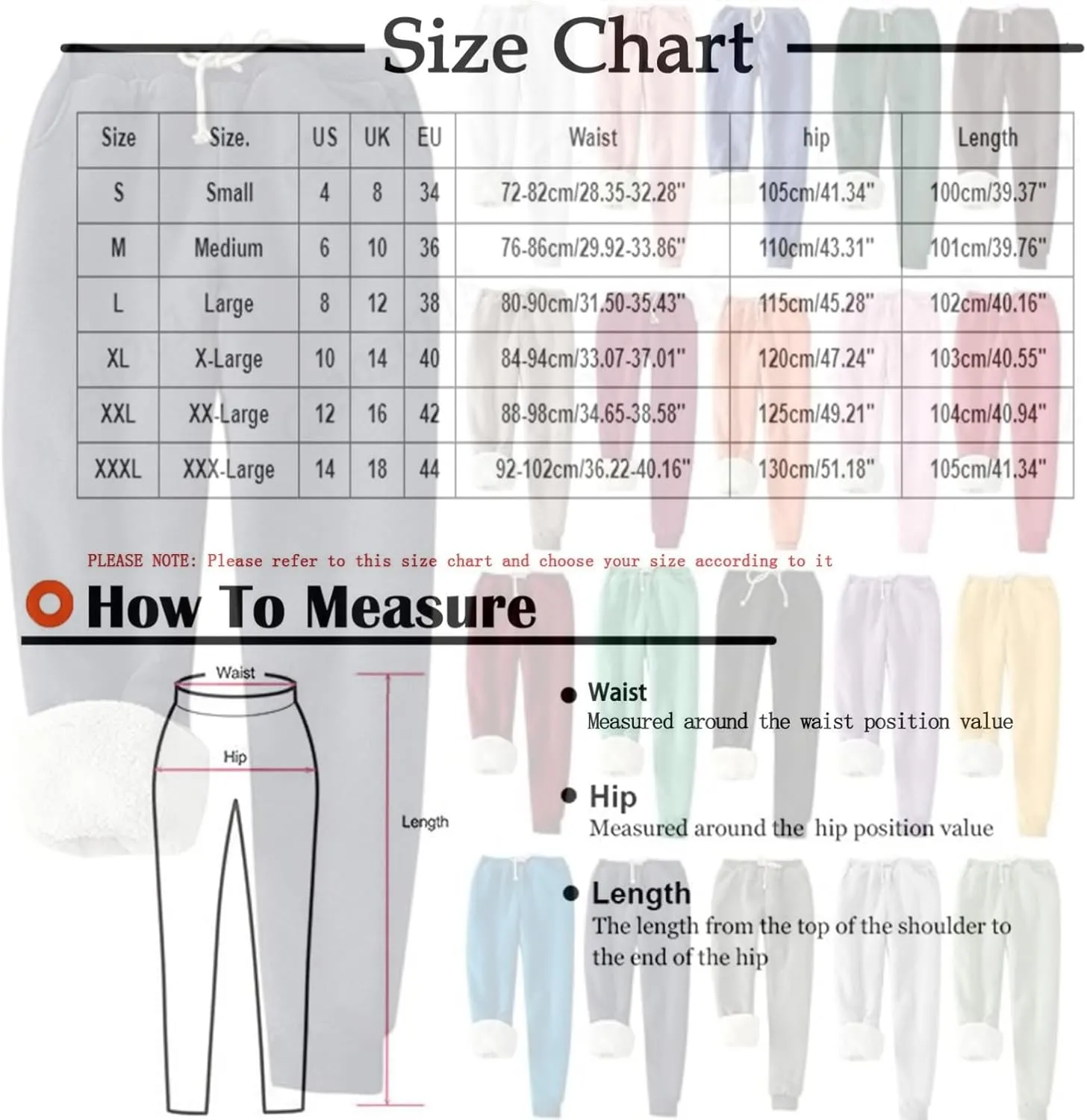Sweatpants Women Fleece Lined,Winter Warm Joggers High Waist Athletic Jogger Pants Thicken Outdoor Pants with Pocket