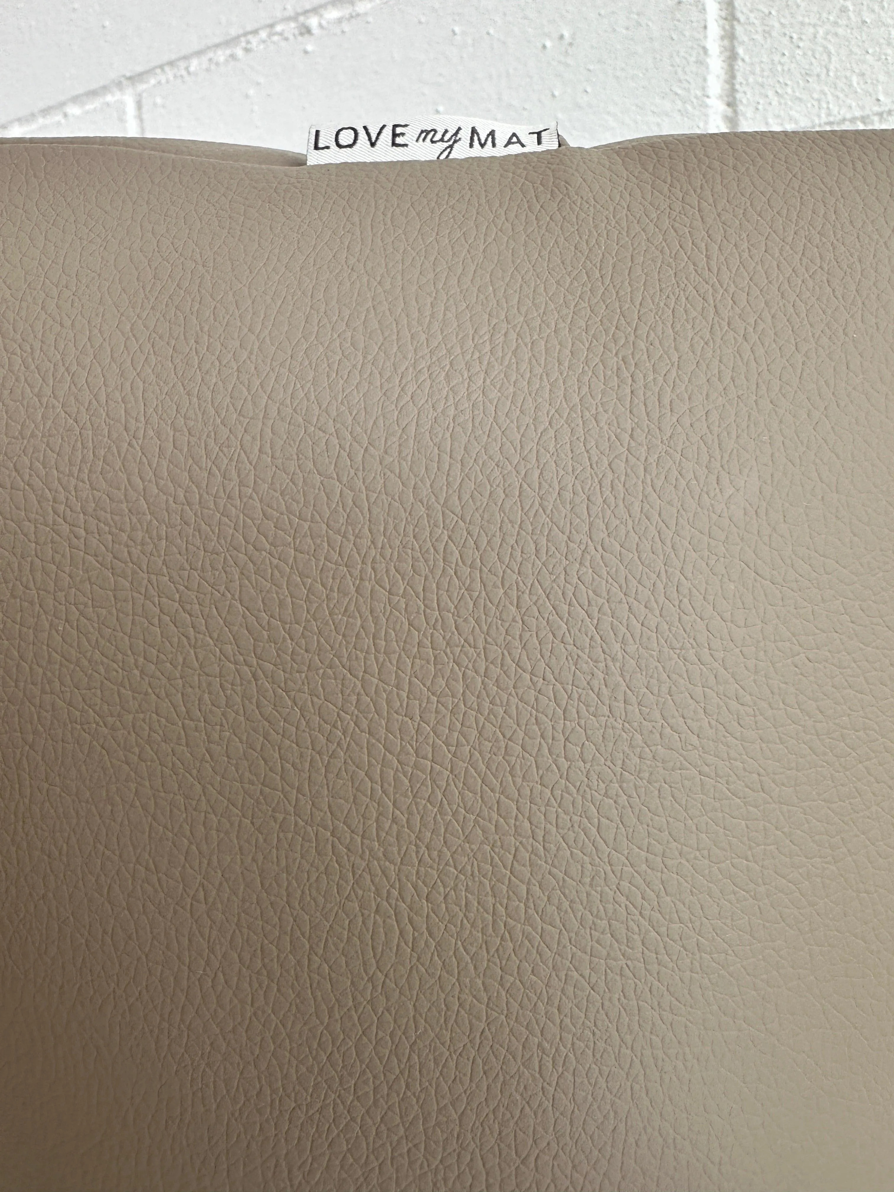 Taupe Vinyl Long & Lean Bolster