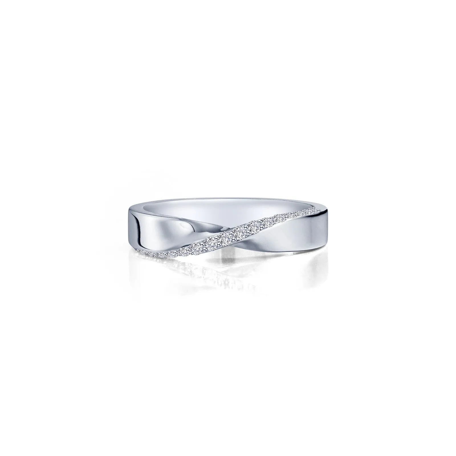 Two-Tone High-Polished Twisted Band