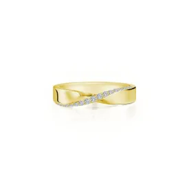 Two-Tone High-Polished Twisted Band