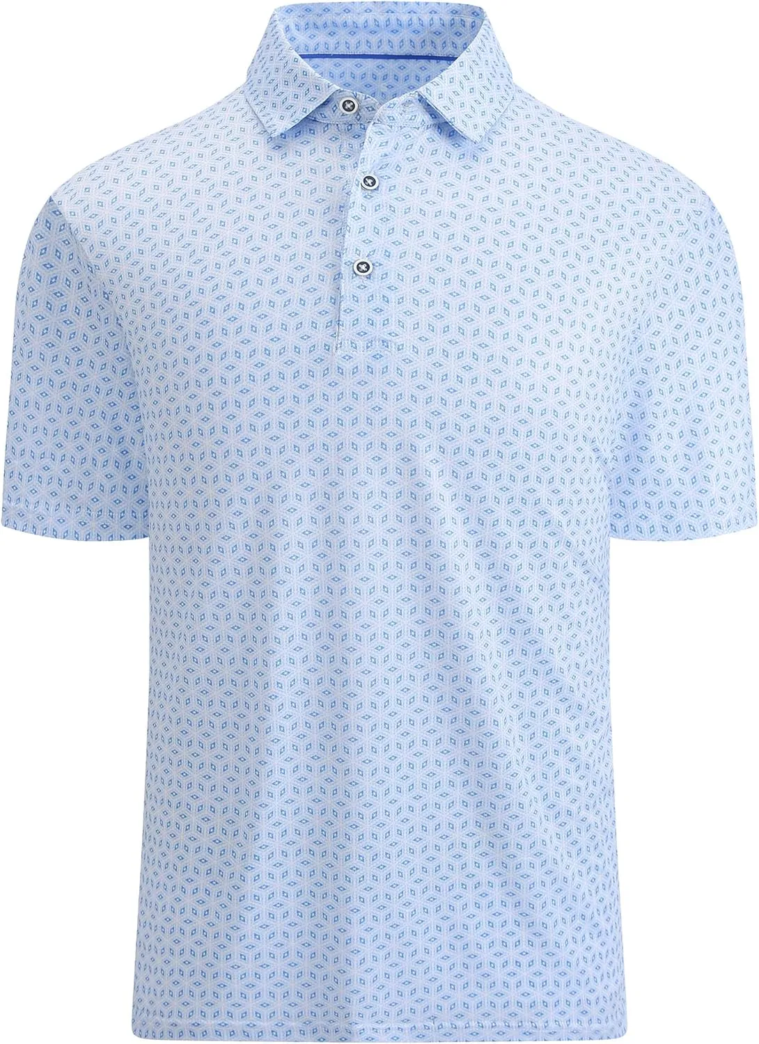 WARHORSEE Golf Polo Shirts for Men Short Sleeve Wrinkle Free 4 Way Stretch Moisture Wicking Performance Collared Tshirts
